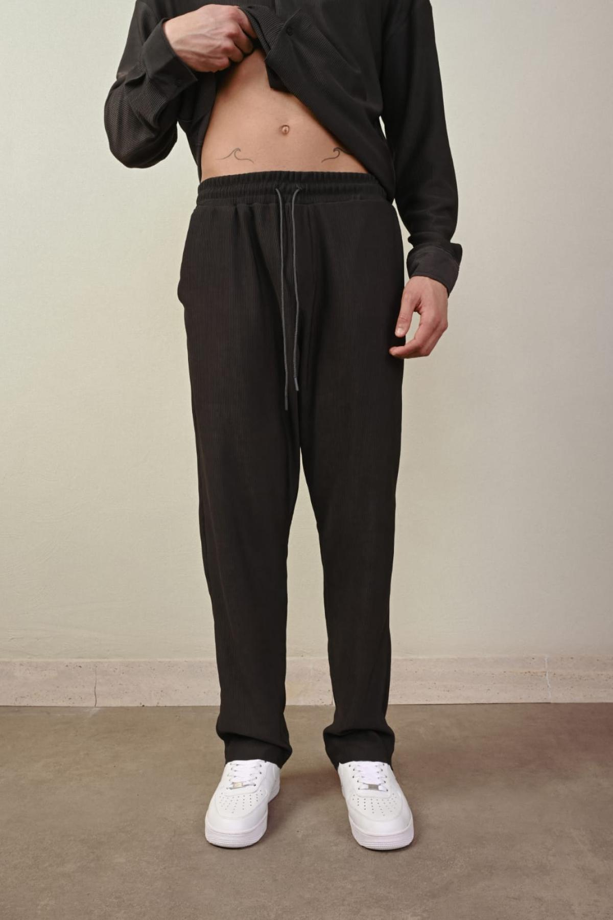 Wholesale Men Dark Brown Pants 739022