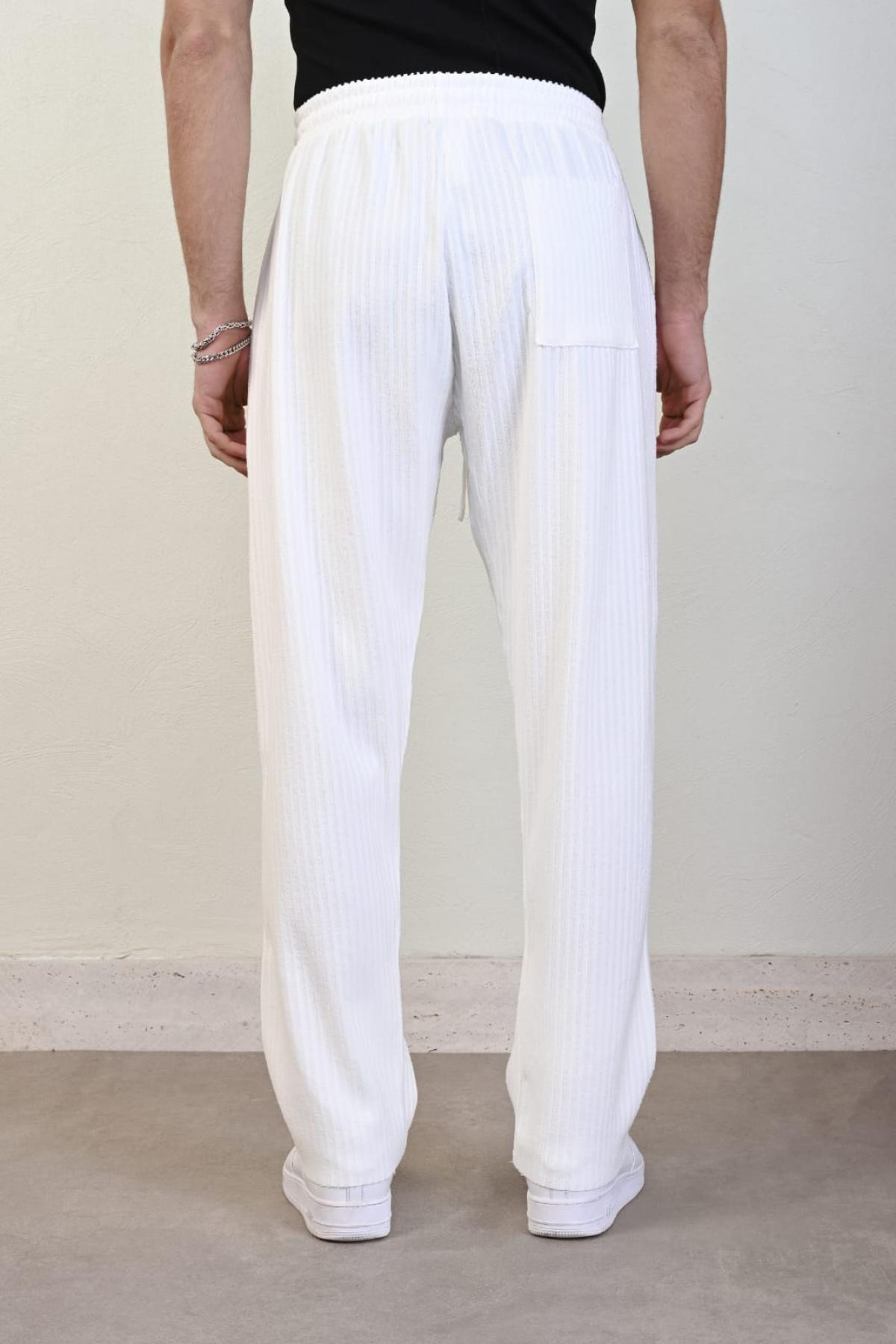 Wholesale Men Ecru Pants 738698