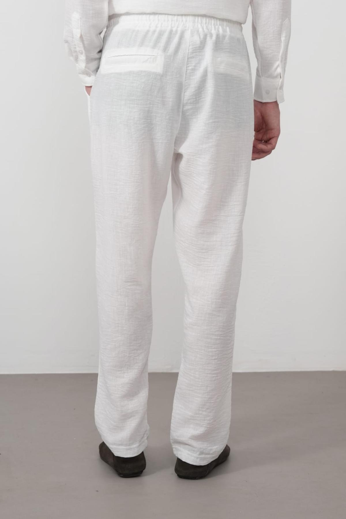 Wholesale Men Ecru Pants 738708
