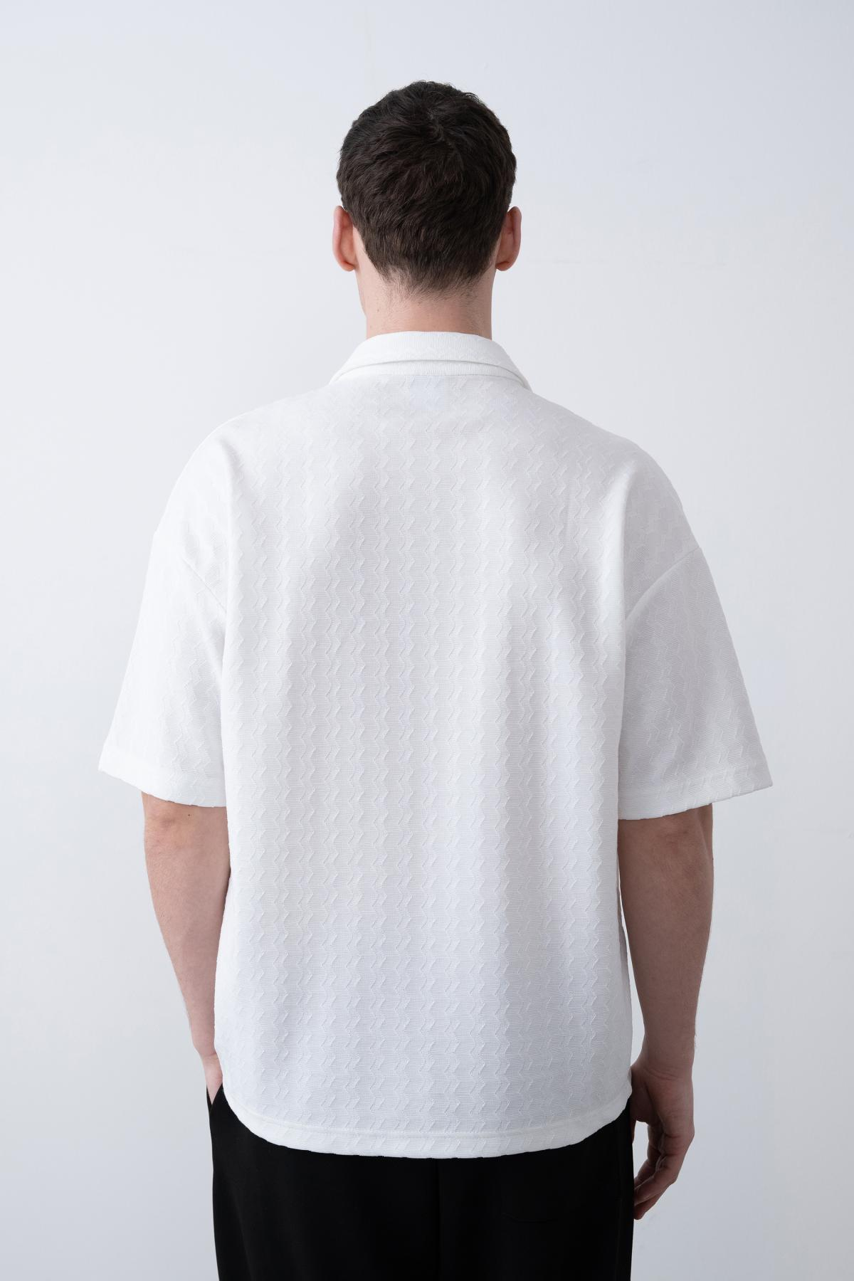 Wholesale Men Ecru Shirt 730303