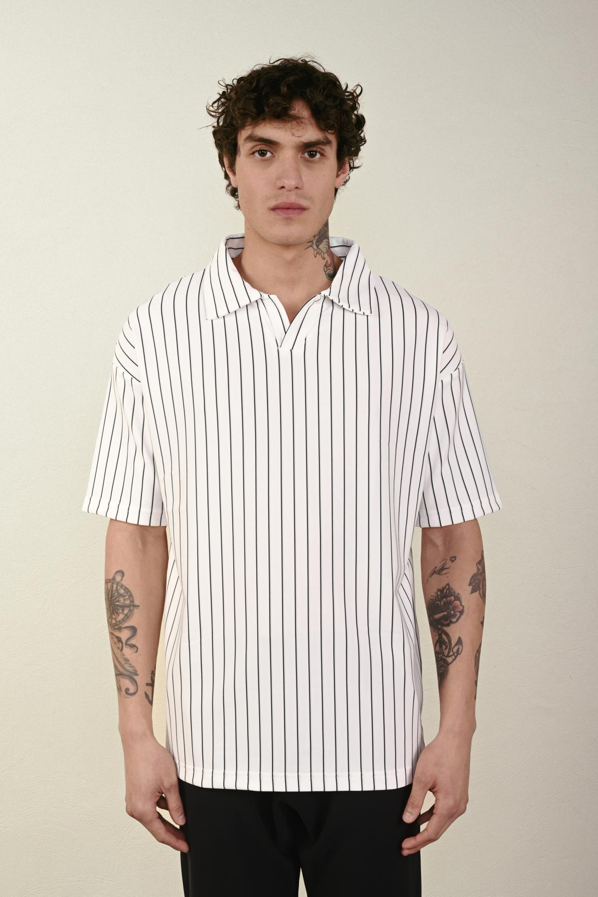 Wholesale Men Ecru T-shirt 721498