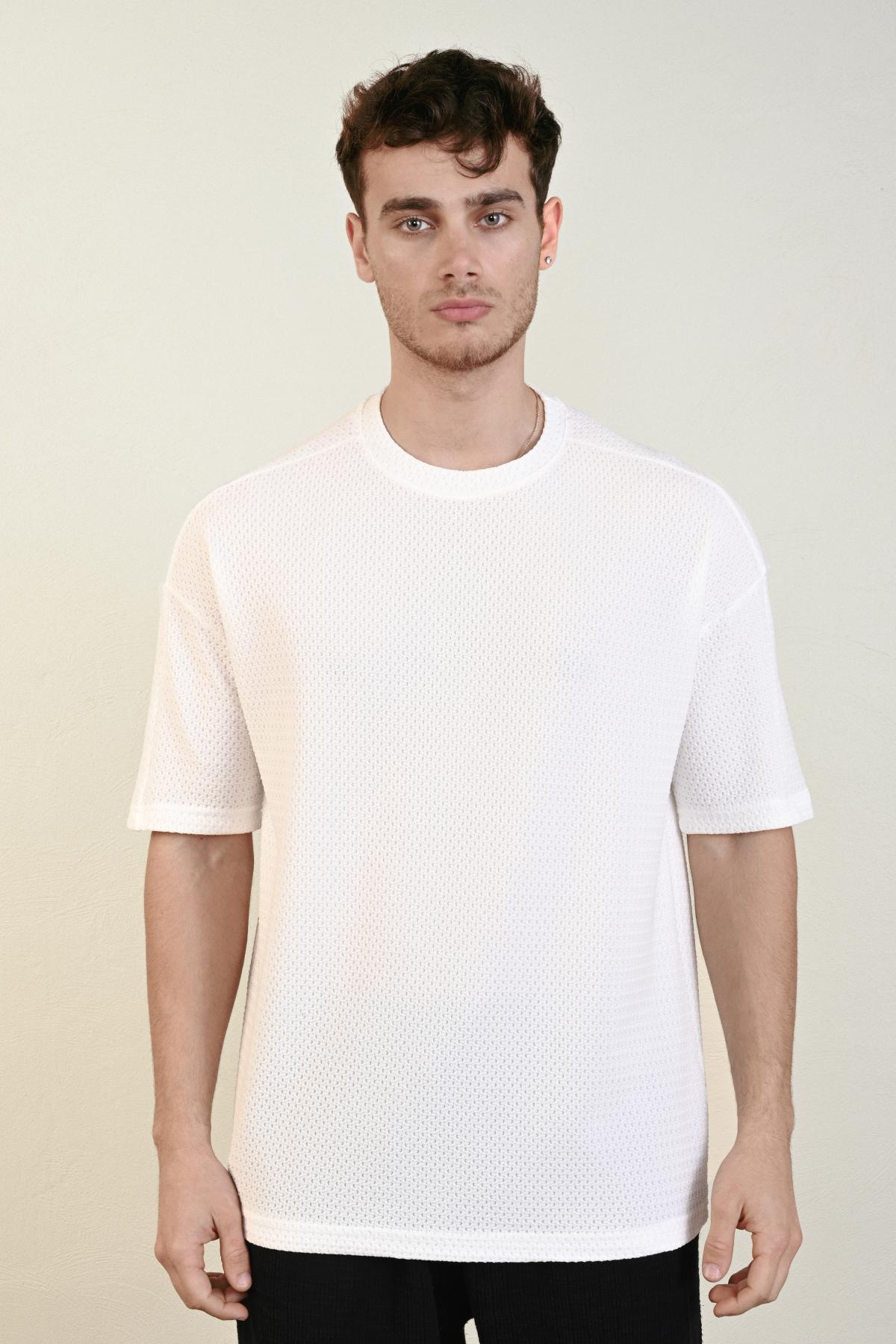 Wholesale Men Ecru T-shirt 721451