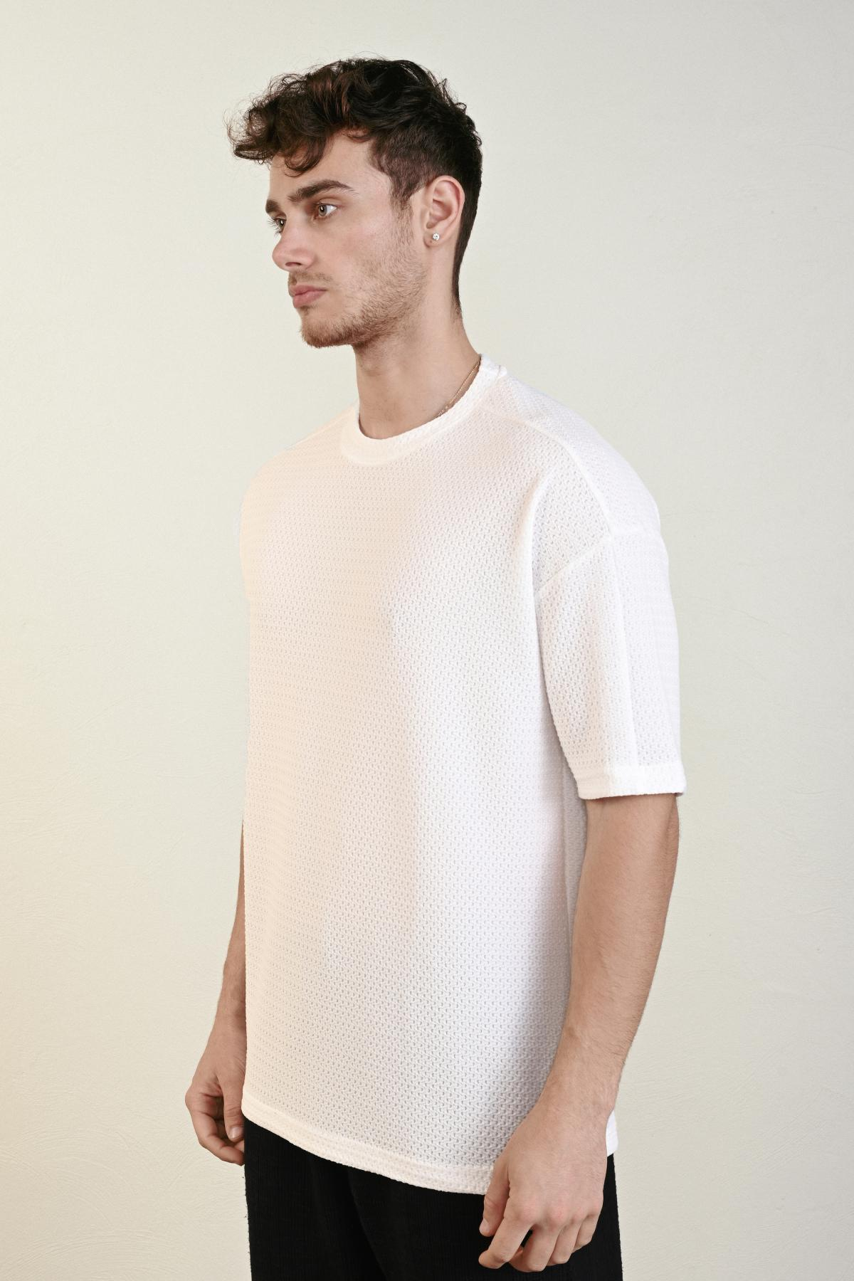 Wholesale Men Ecru T-shirt 721451