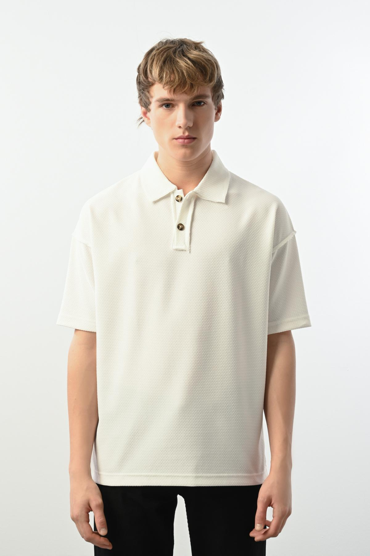 Wholesale Men Ecru T-shirt 721582