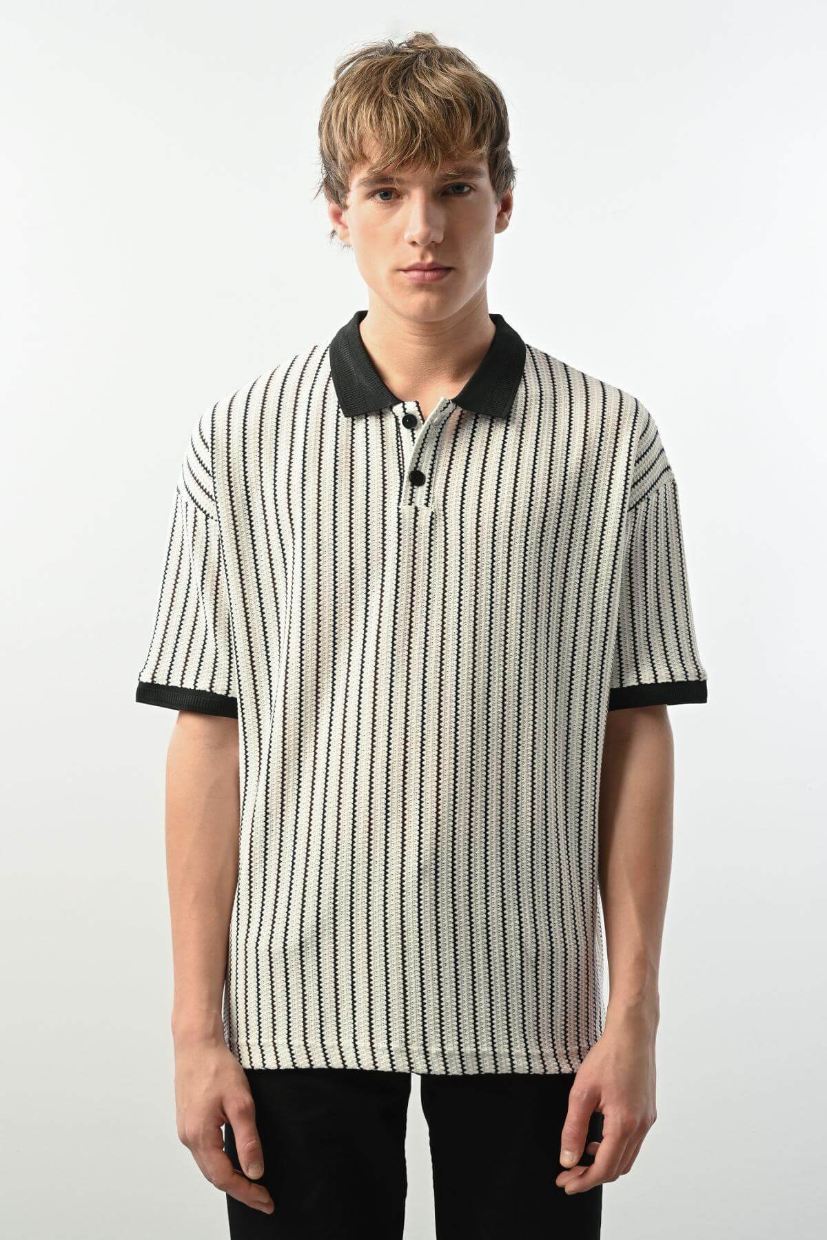 Wholesale Men Ecru T-shirt 721681