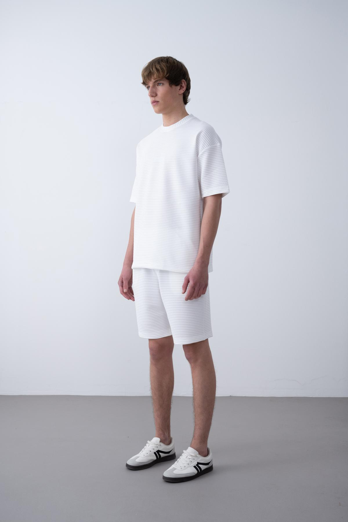 Wholesale Men Ecru T-shirt 721486