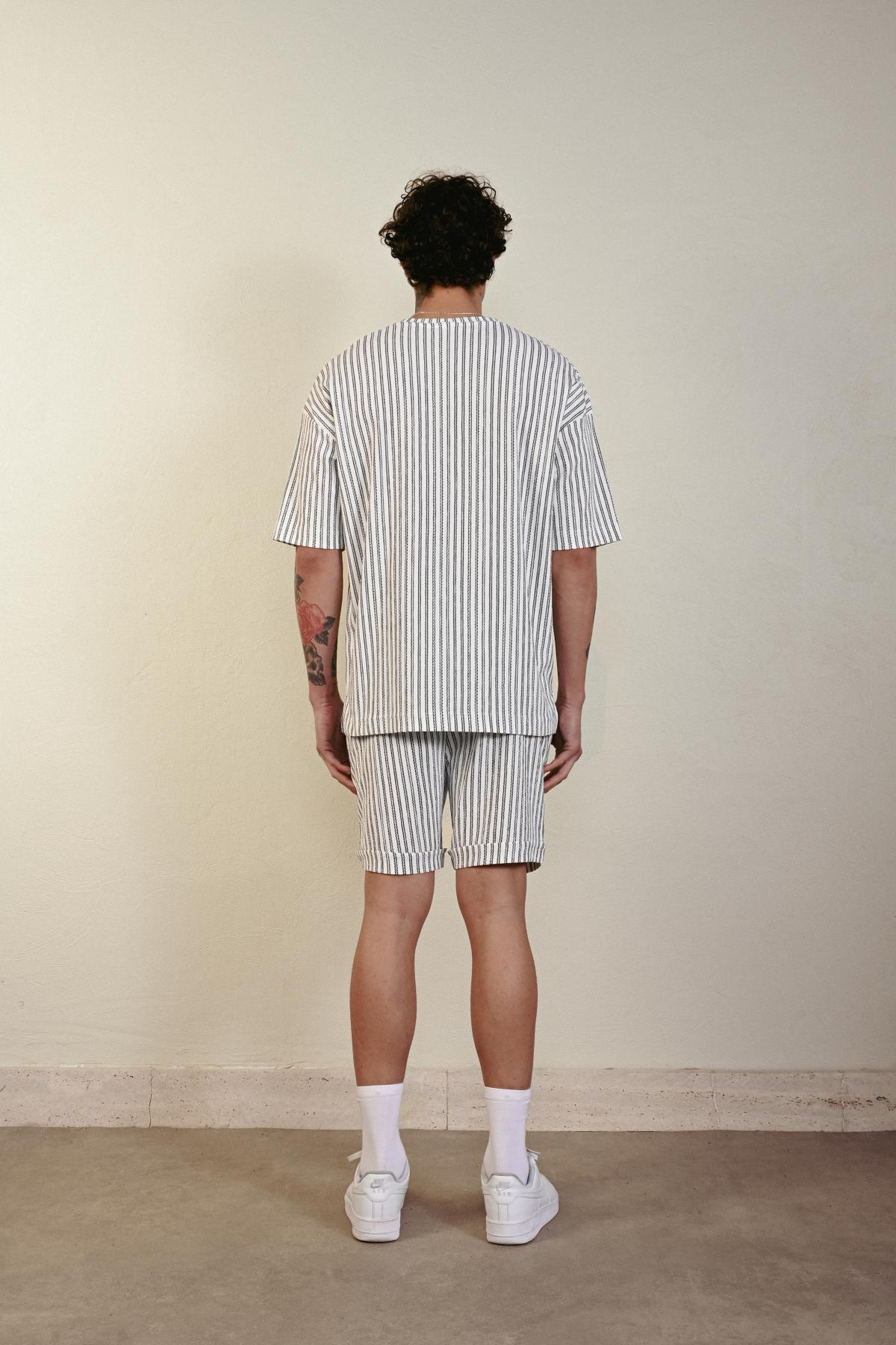 Wholesale Men Ecru T-shirt 721383