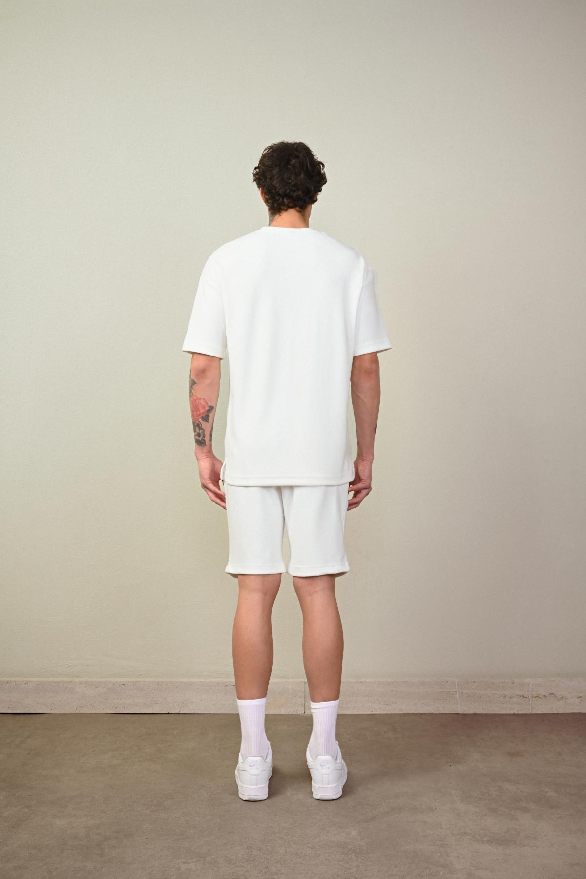 Wholesale Men Ecru T-shirt 721663