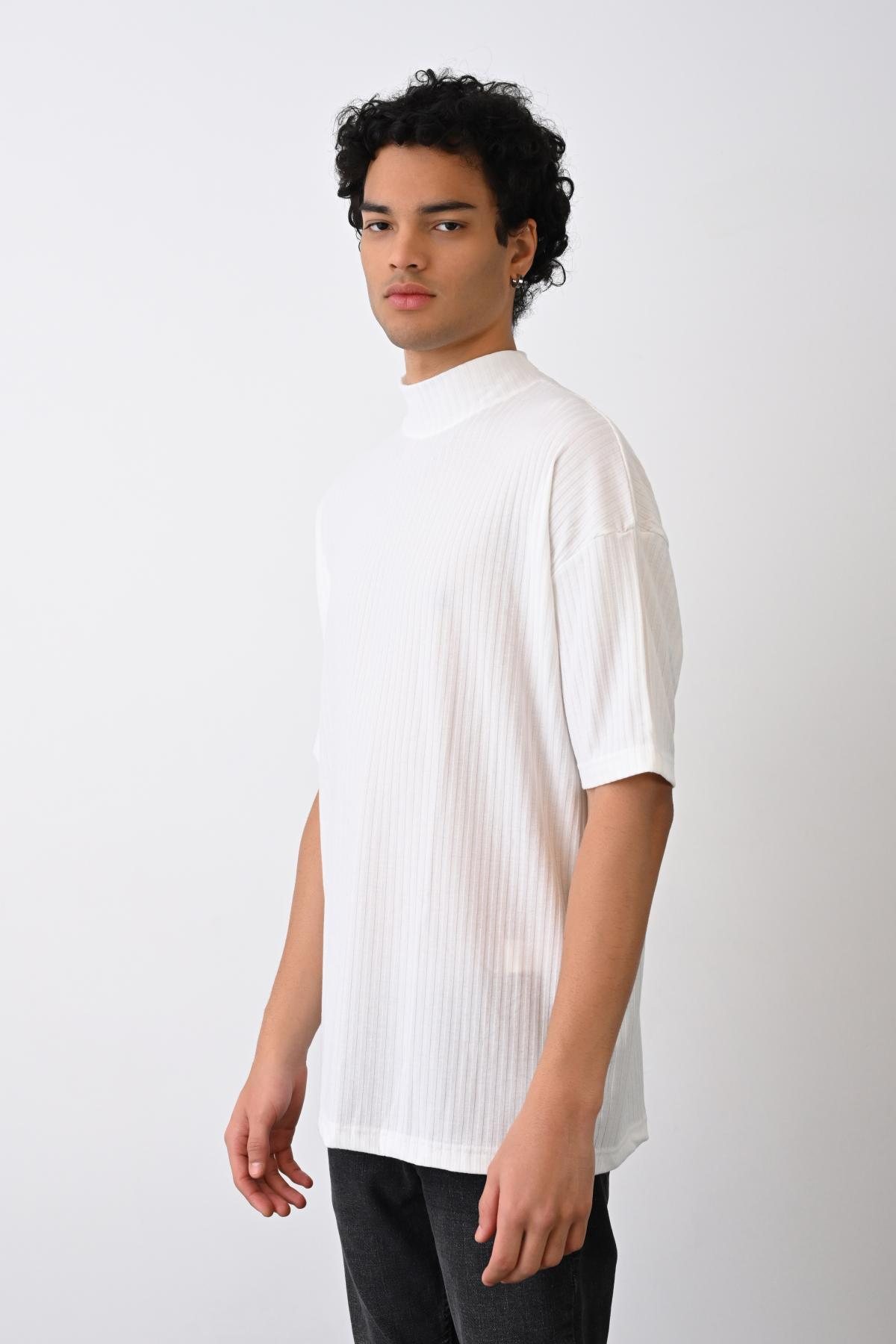 Wholesale Men Ecru T-shirt 721206