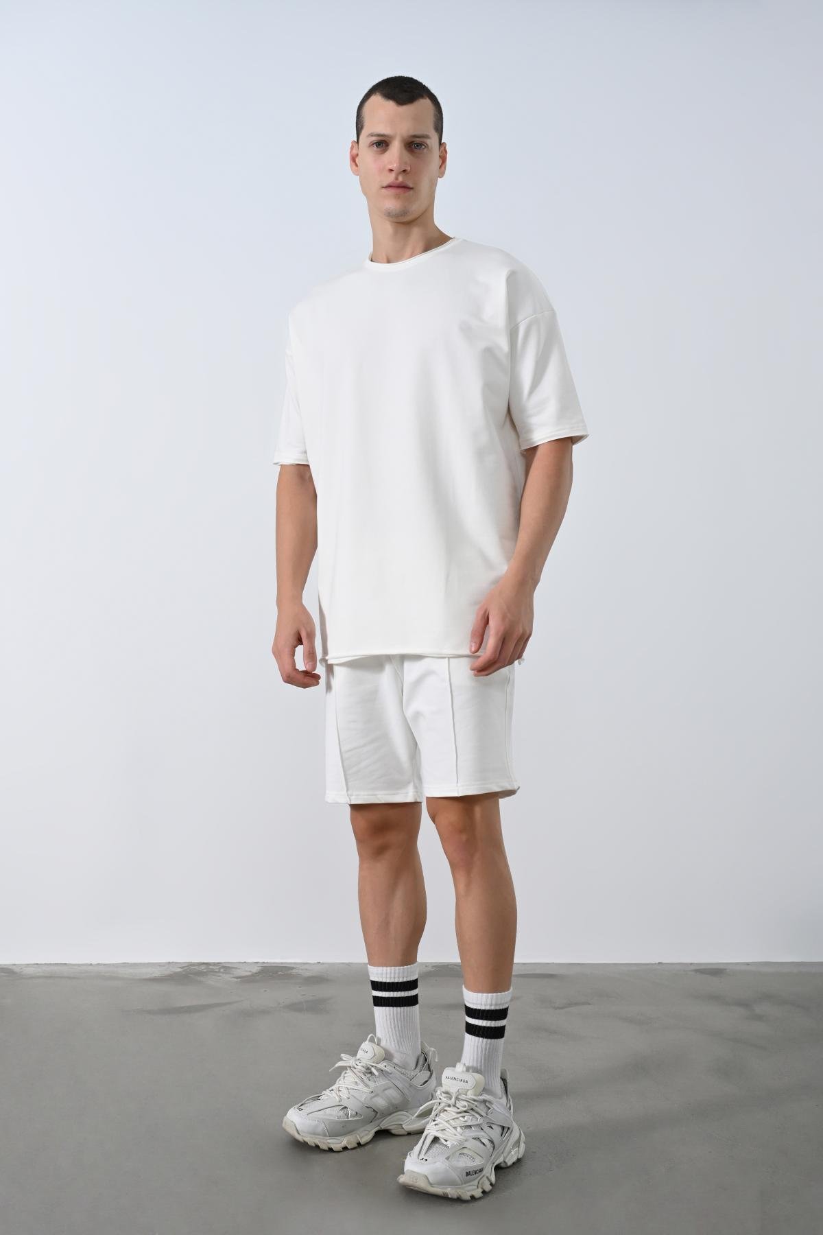 Wholesale Men Ecru T-shirt 721419