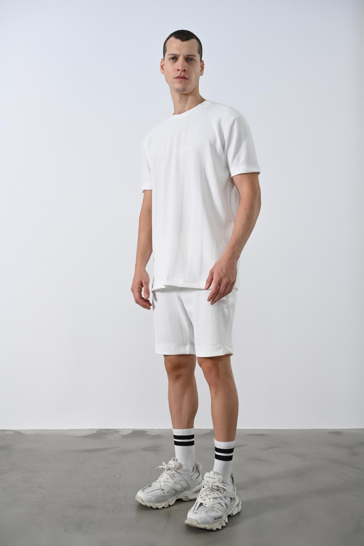 Wholesale Men Ecru T-shirt 721494