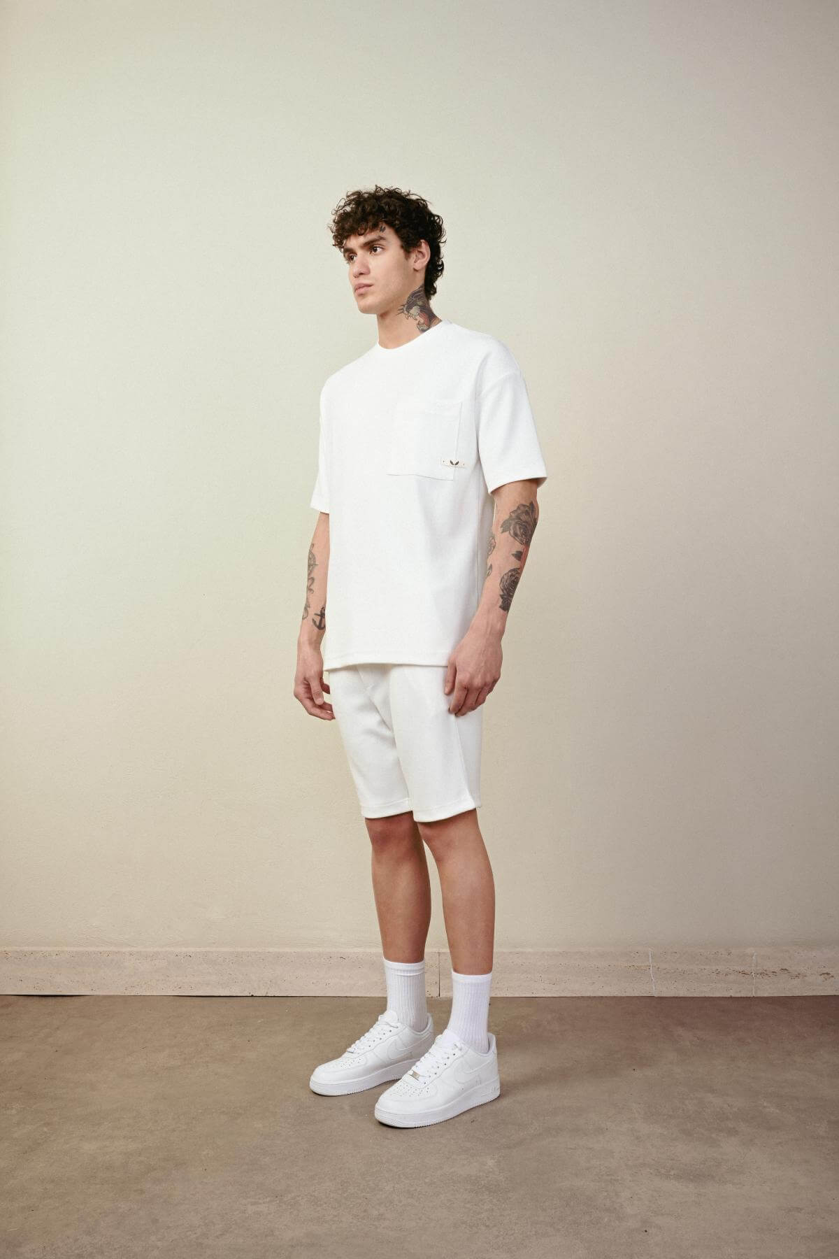 Wholesale Men Ecru T-shirt 721663