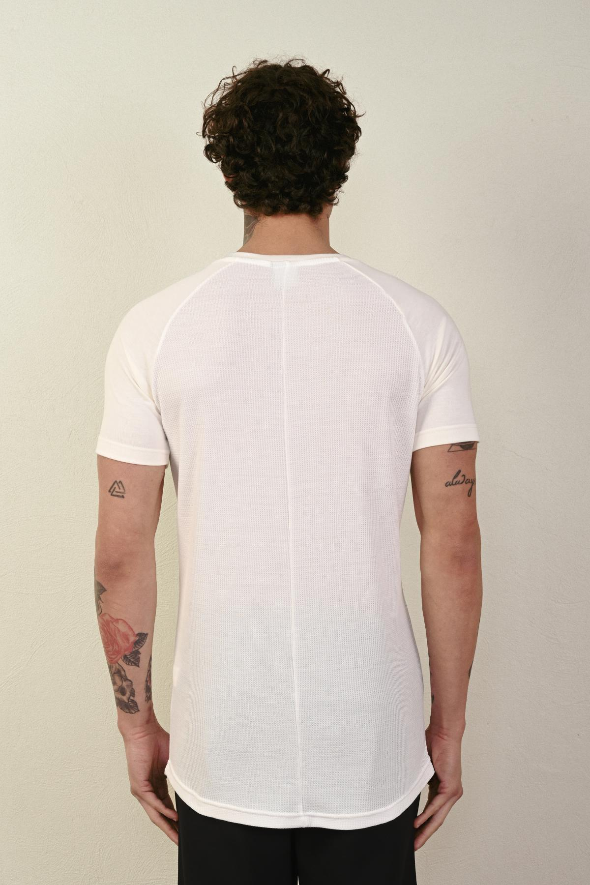 Wholesale Men Ecru T-shirt 721352
