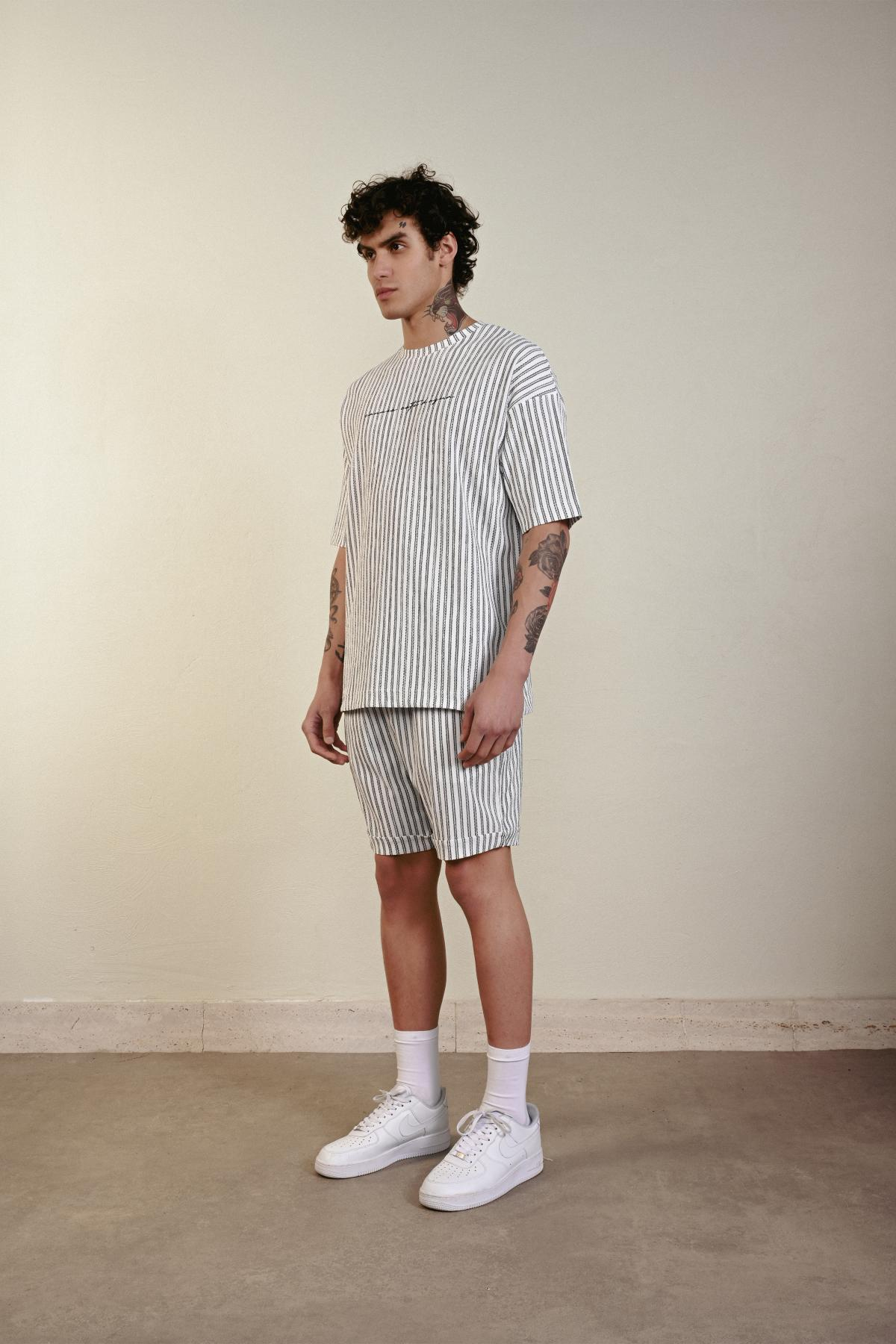 Wholesale Men Ecru T-shirt 721383