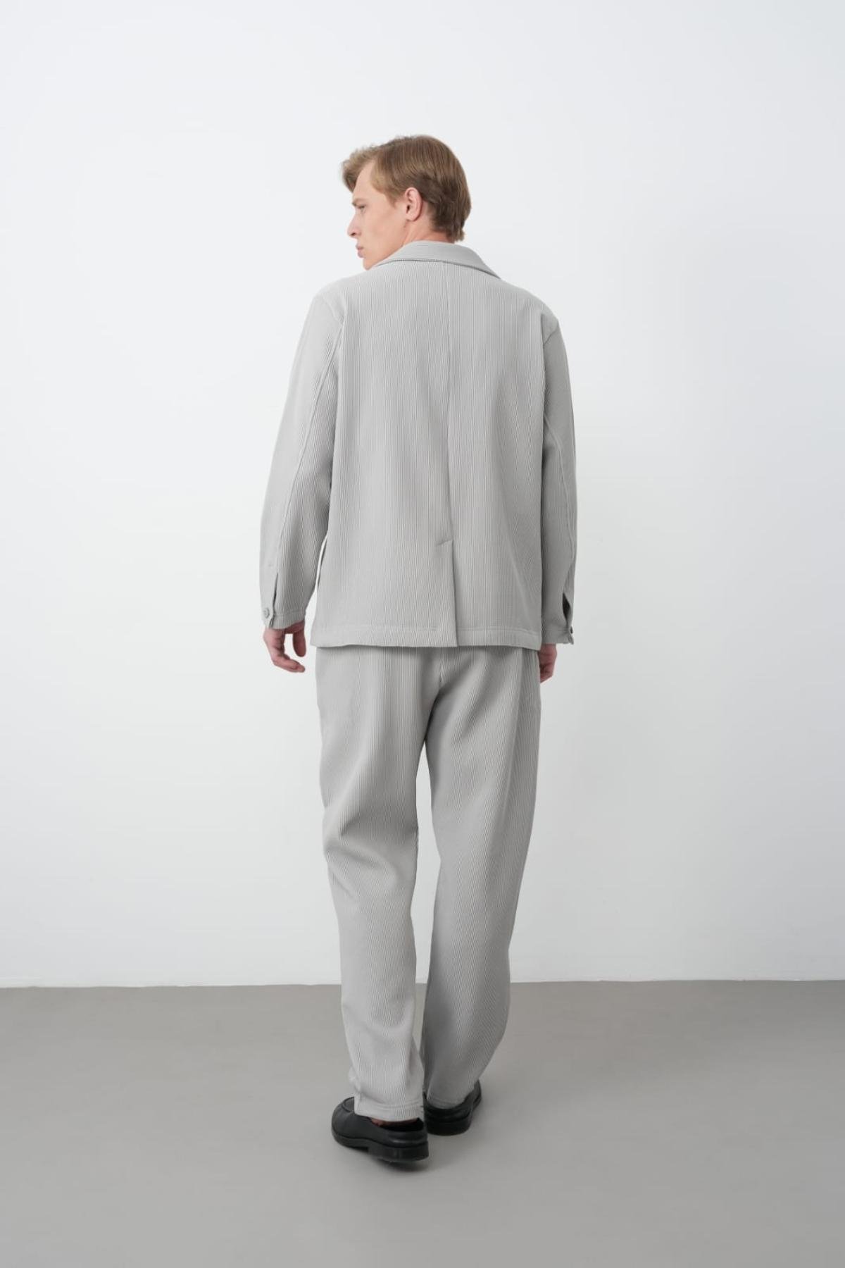 Wholesale Men Gray Blazer 738195