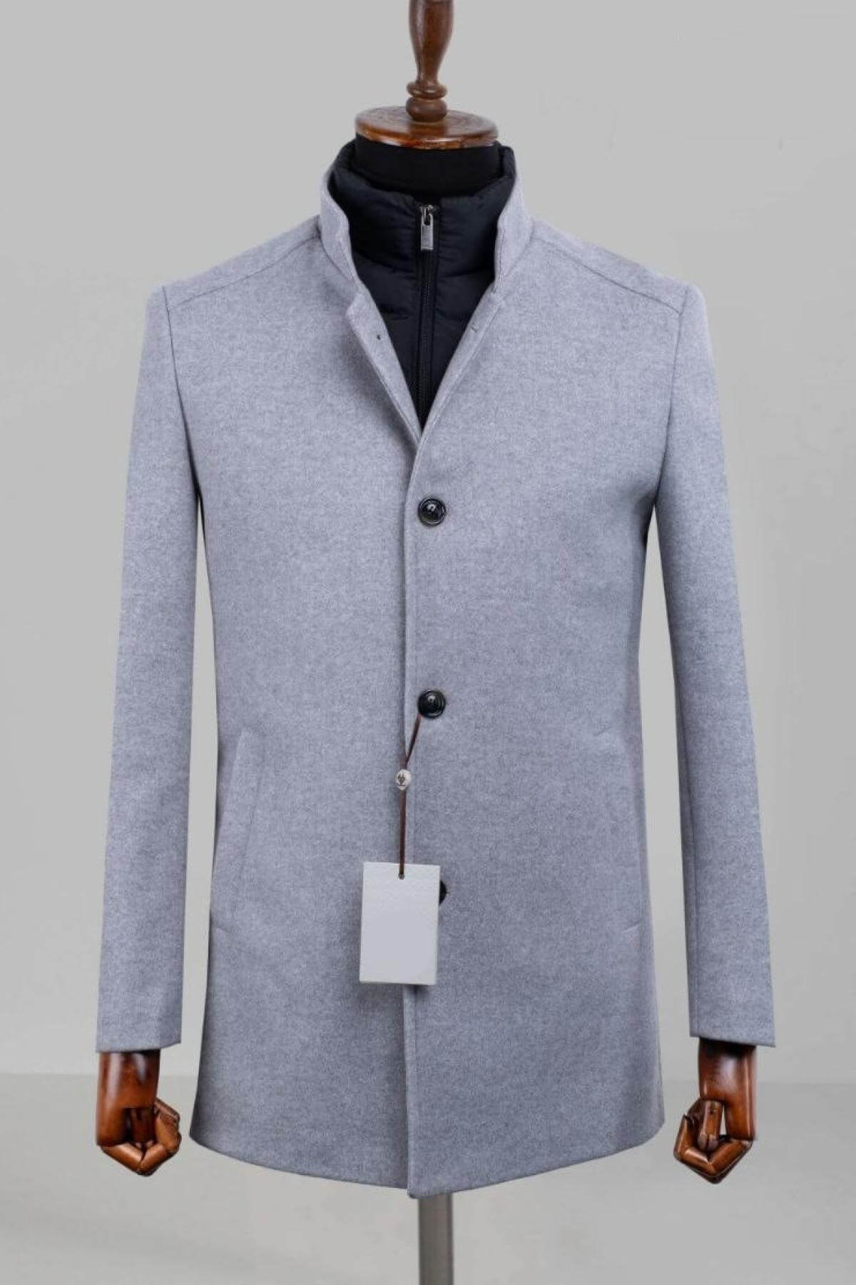 Wholesale Men Gray Coat 738150