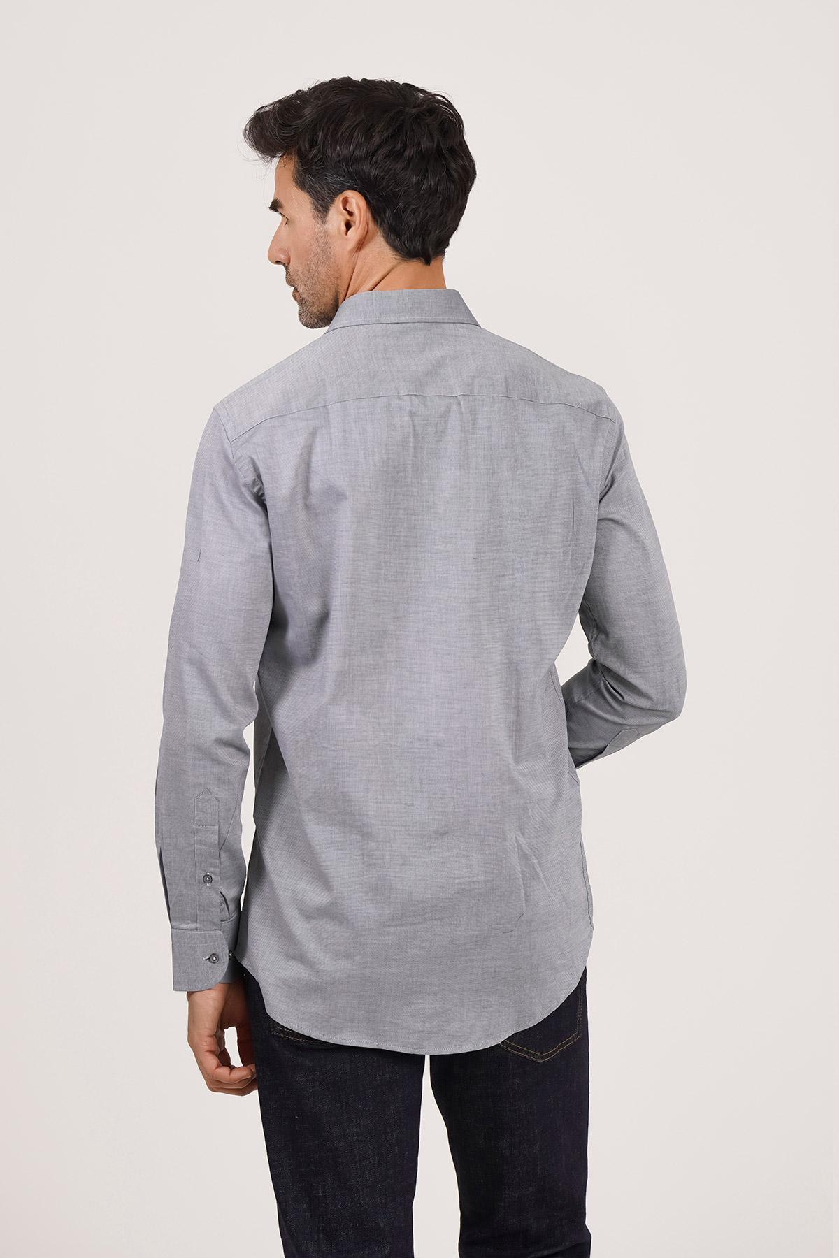 Wholesale Men Gray Shirt 733129