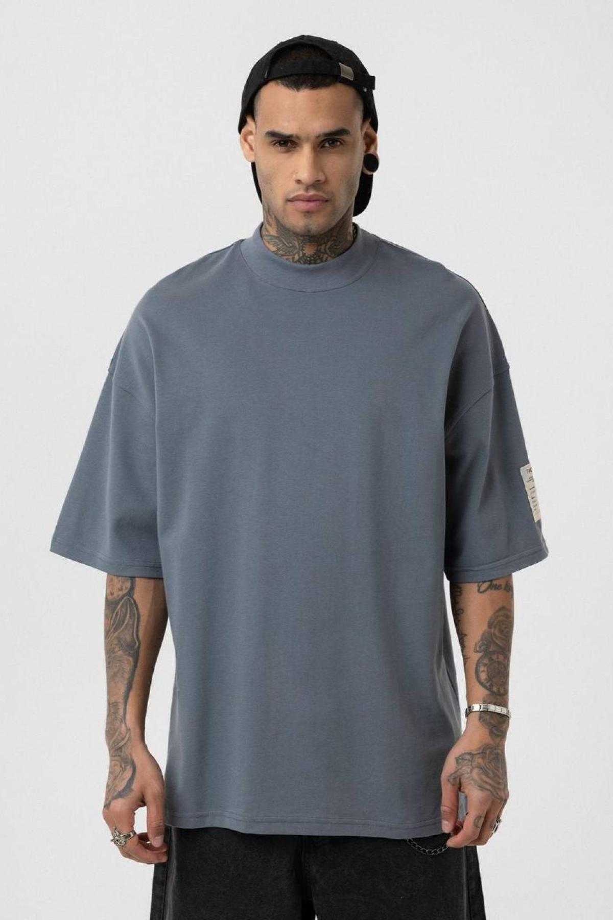 Wholesale Men Gray T-shirt 722671