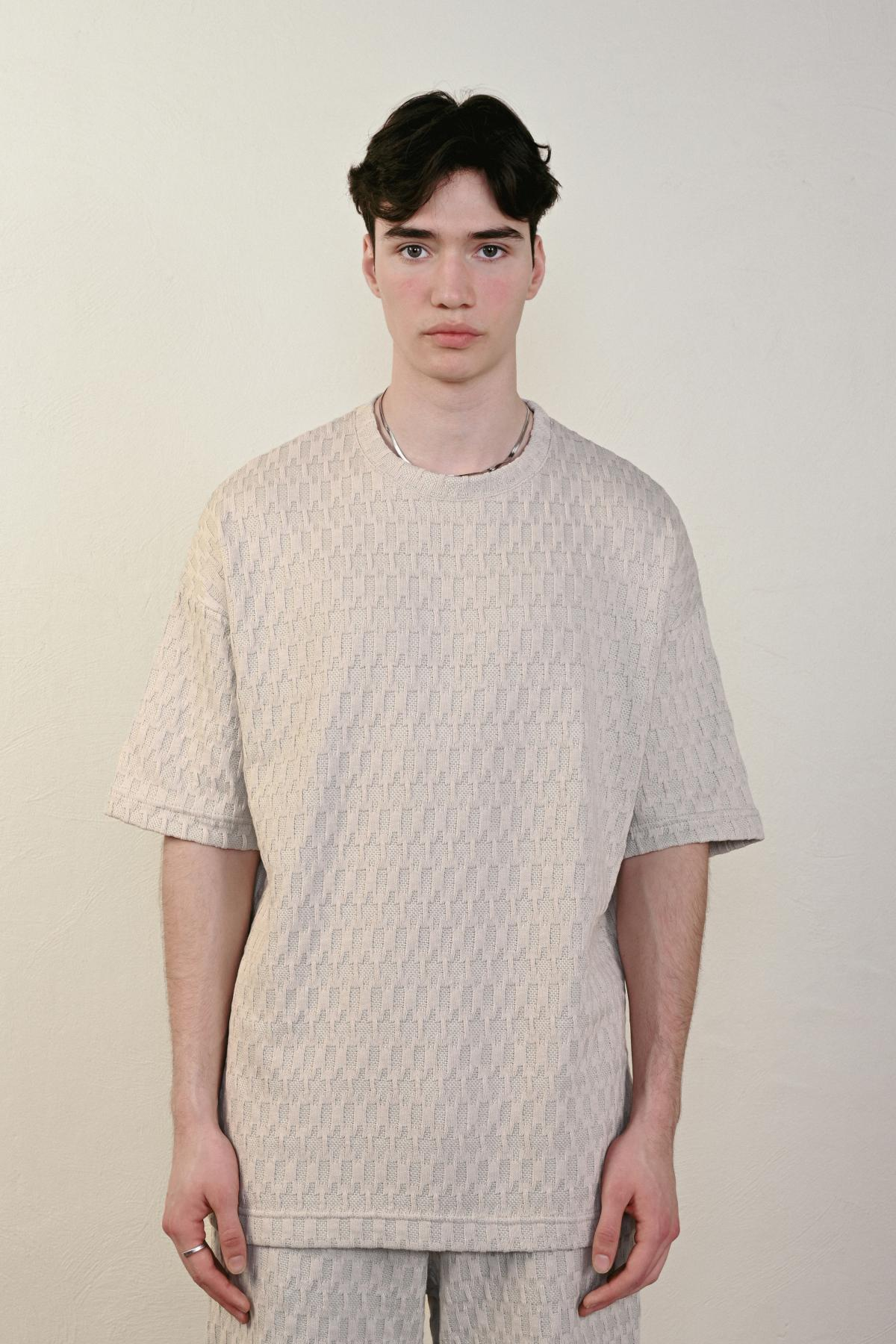 Wholesale Men Gray T-shirt 721393