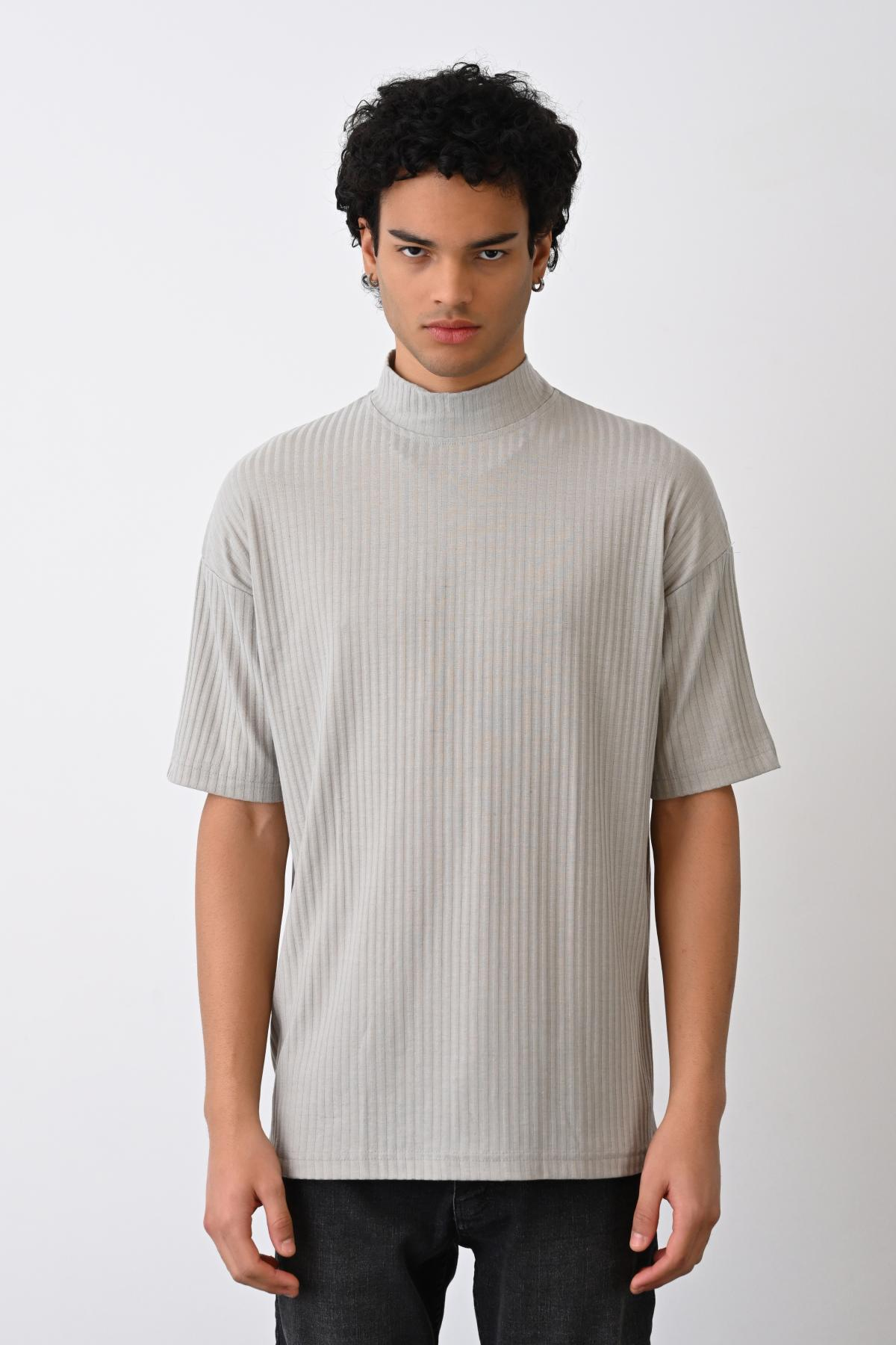 Wholesale Men Gray T-shirt 721207
