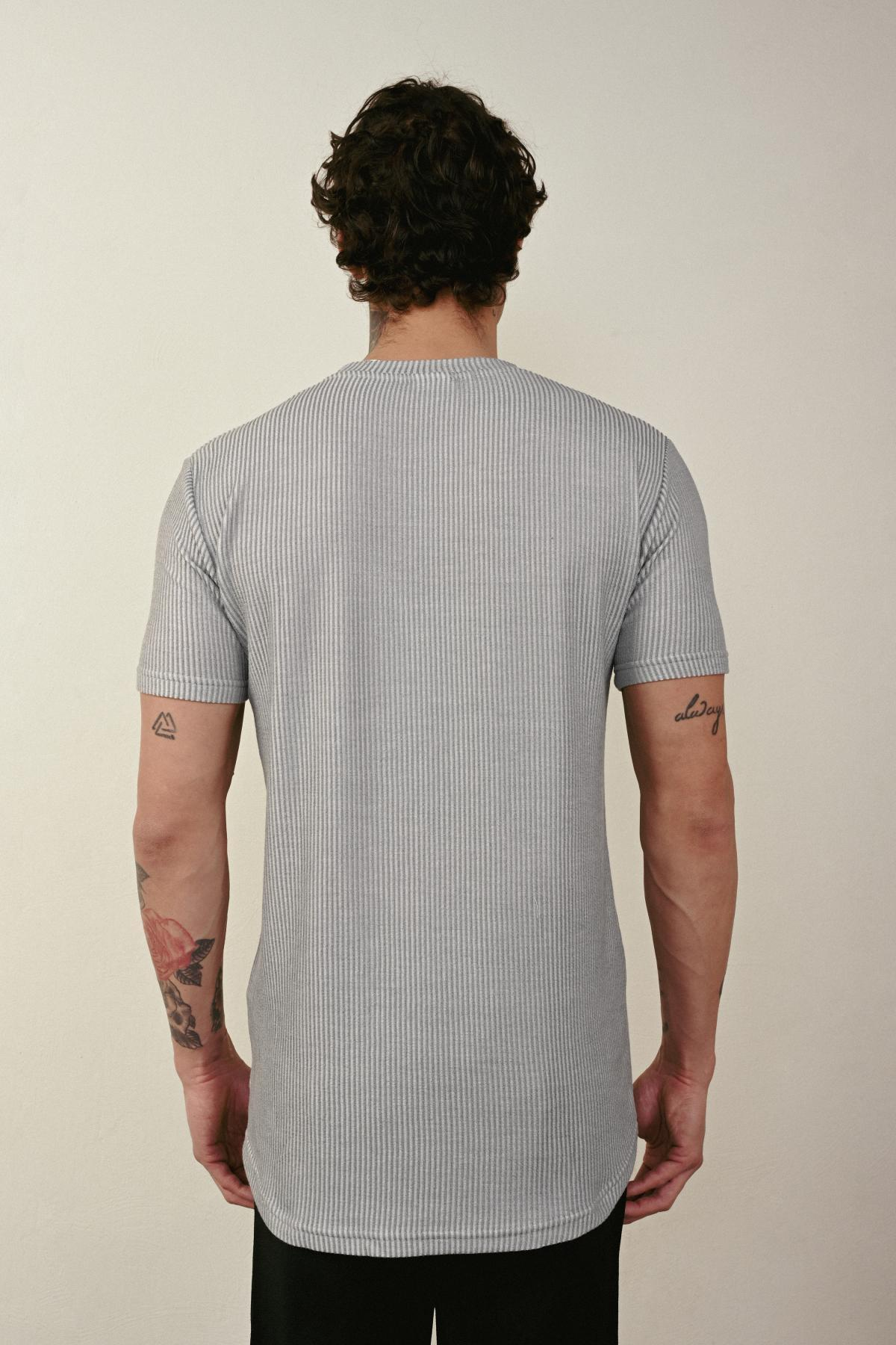 Wholesale Men Gray T-shirt 721217