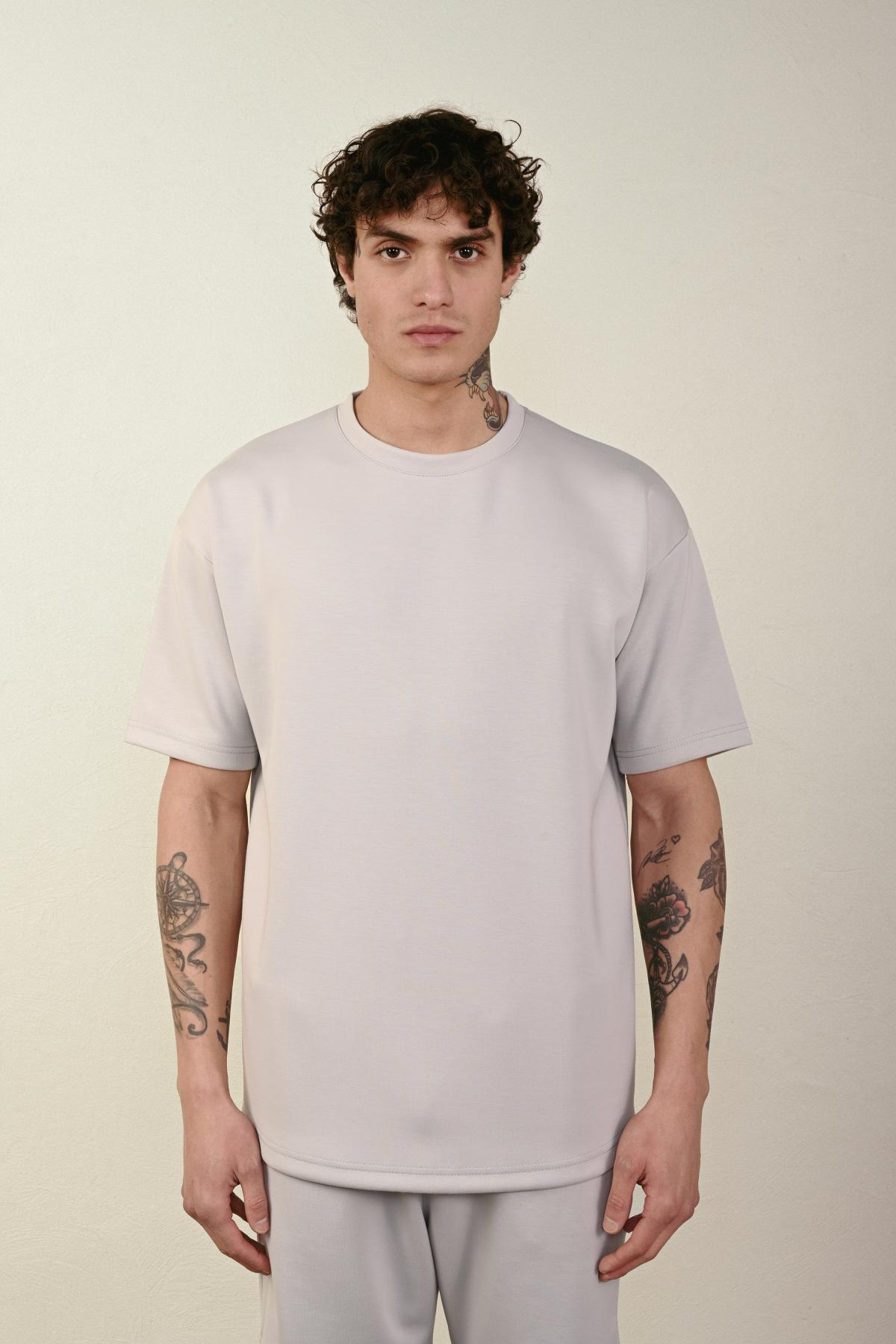 Wholesale Men Gray T-shirt 721674