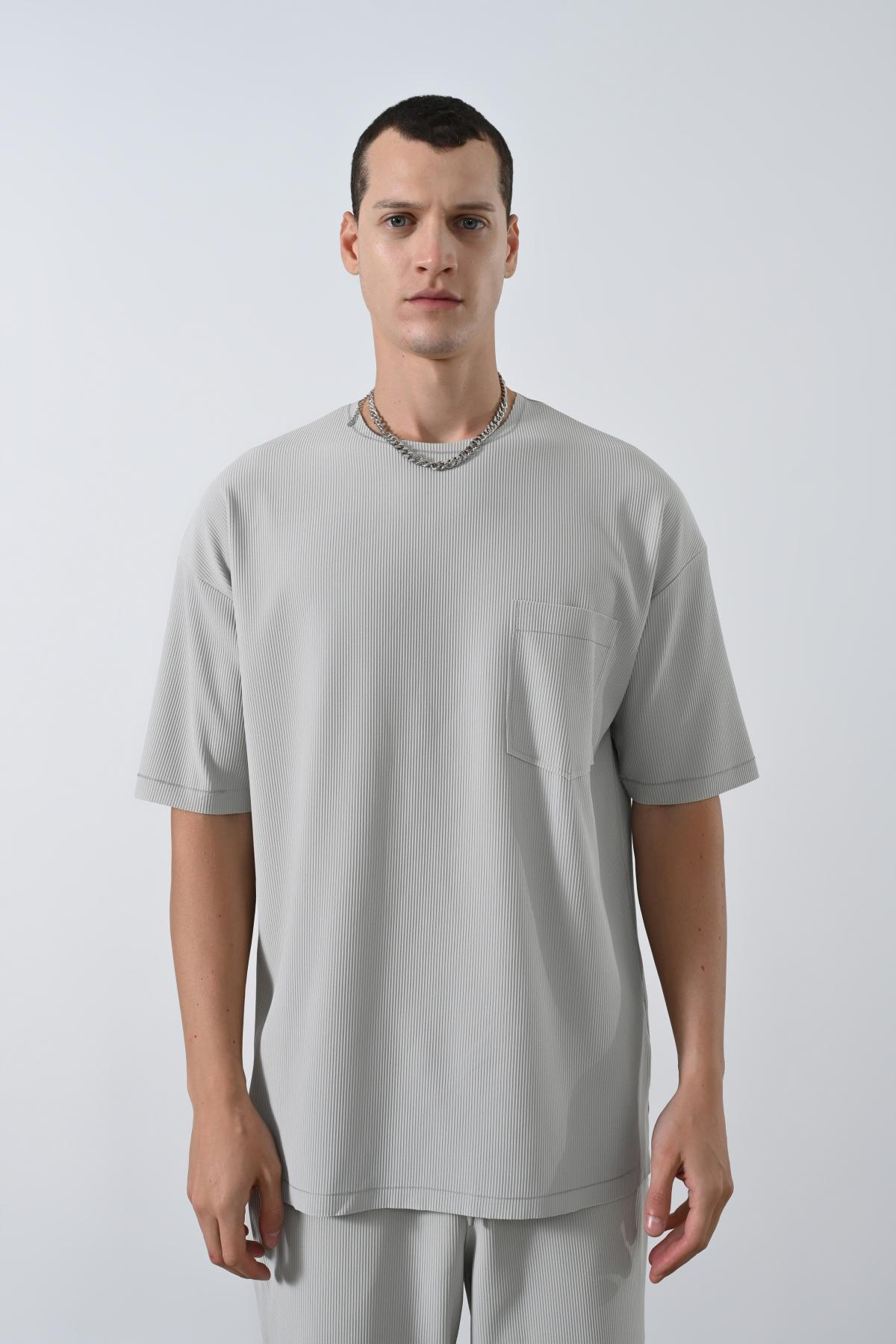 Wholesale Men Gray T-shirt 721492