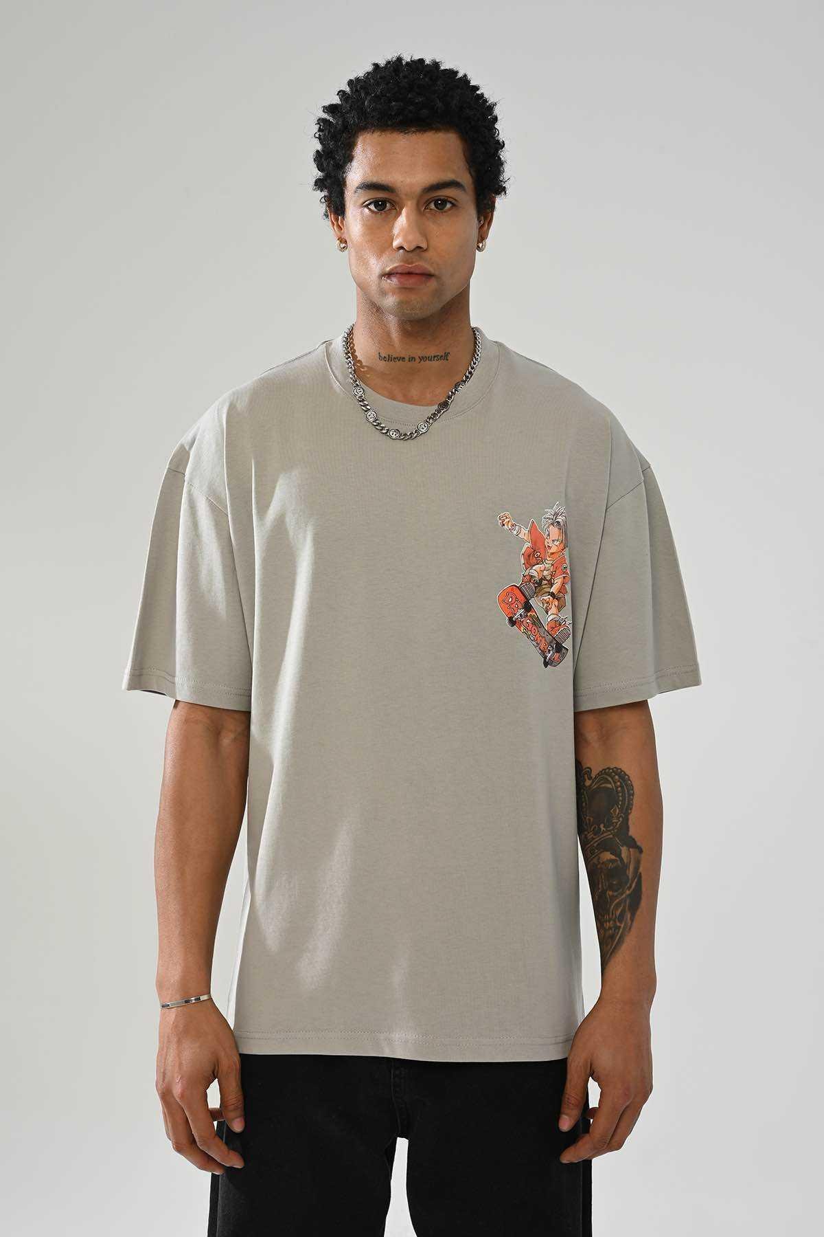 Wholesale Men Gray T-shirt 724642