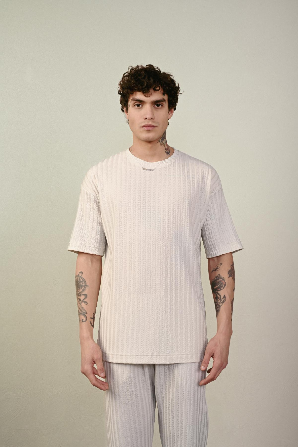 Wholesale Men Gray T-shirt 721343