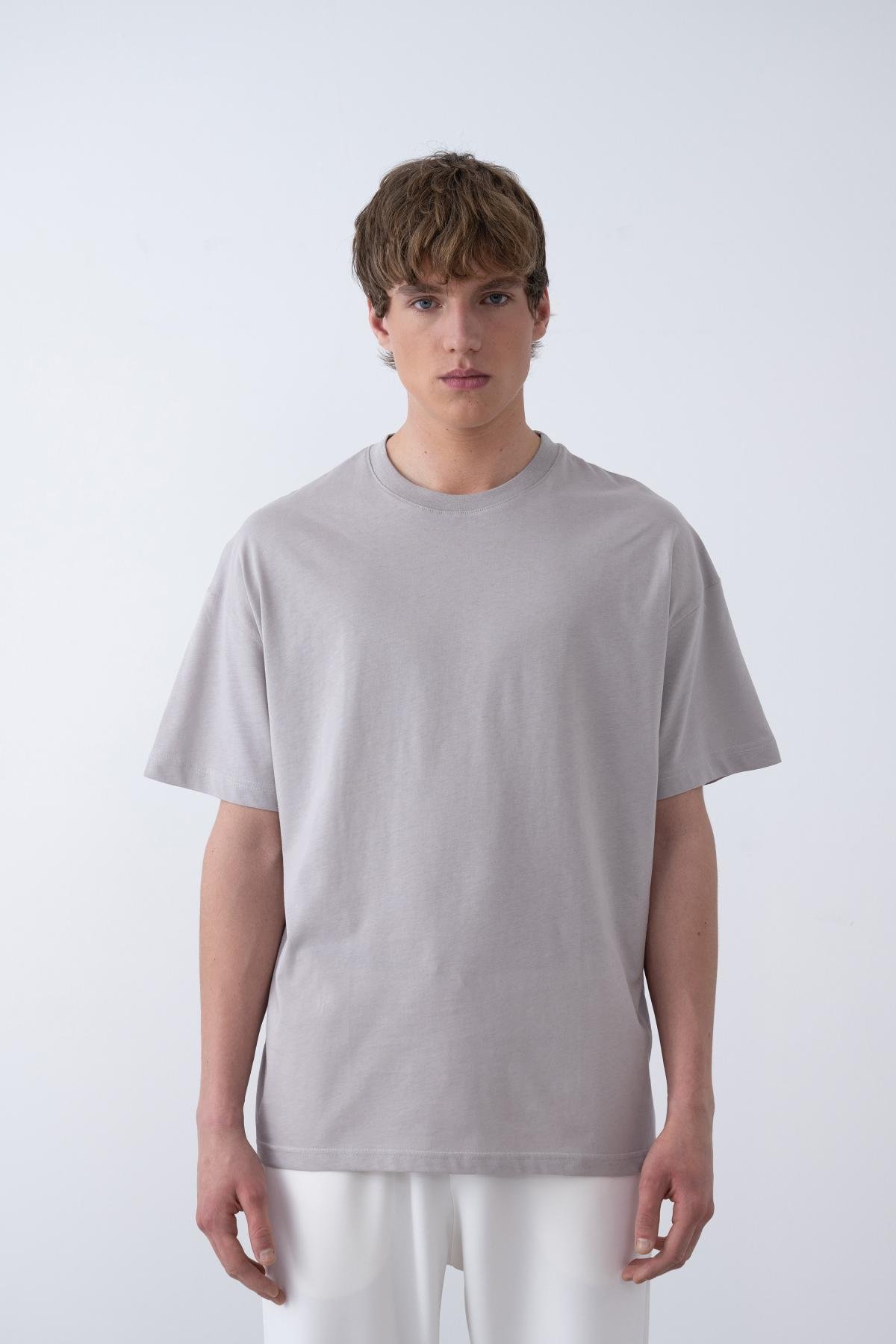 Wholesale Men Gray T-shirt 721195