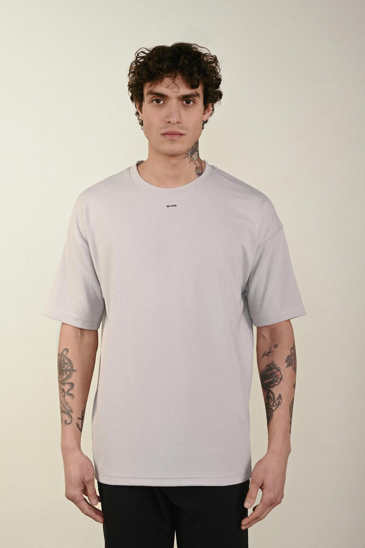 Wholesale Men Gray T-shirt 721502