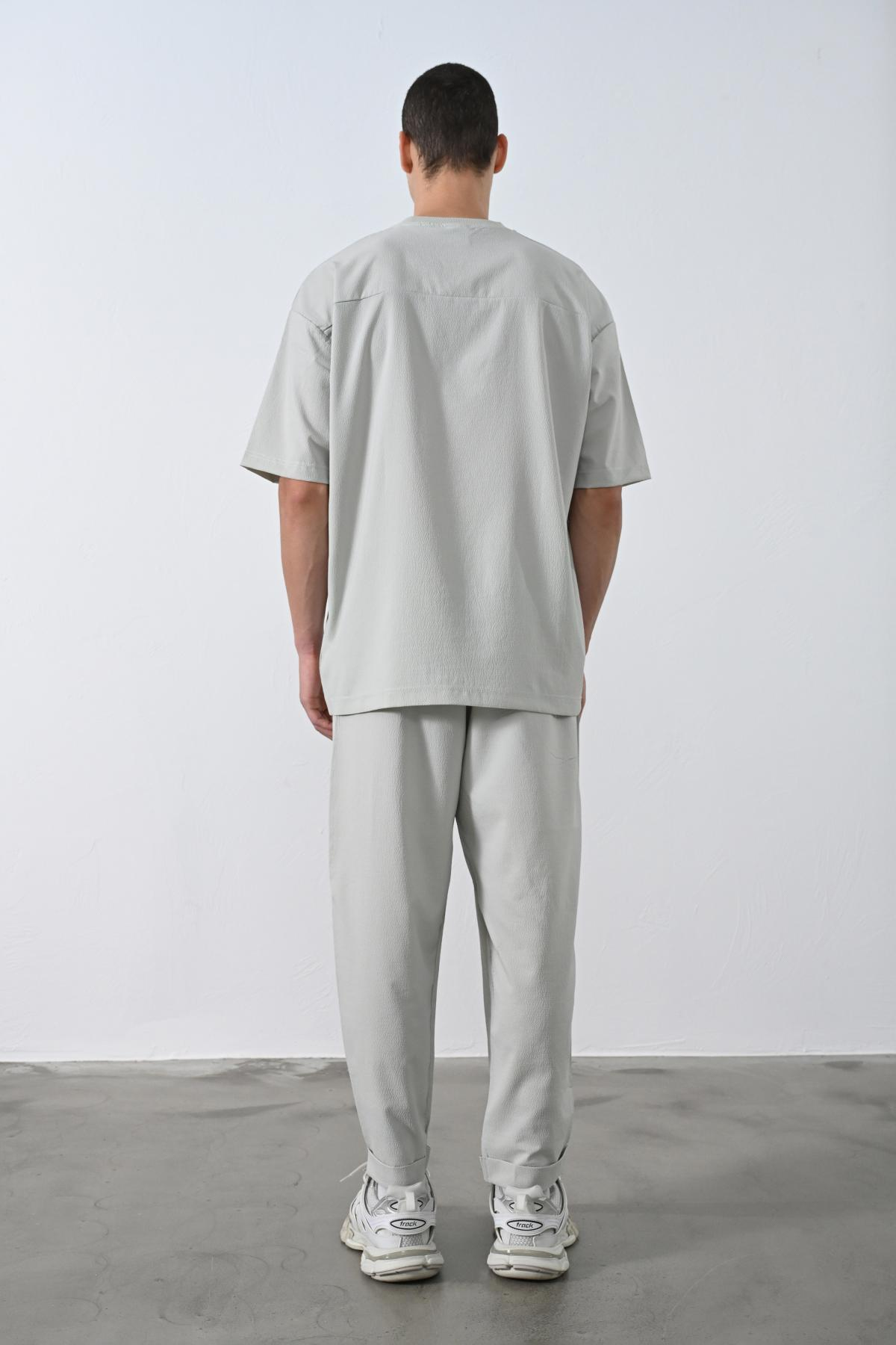 Wholesale Men Gray T-shirt 721381