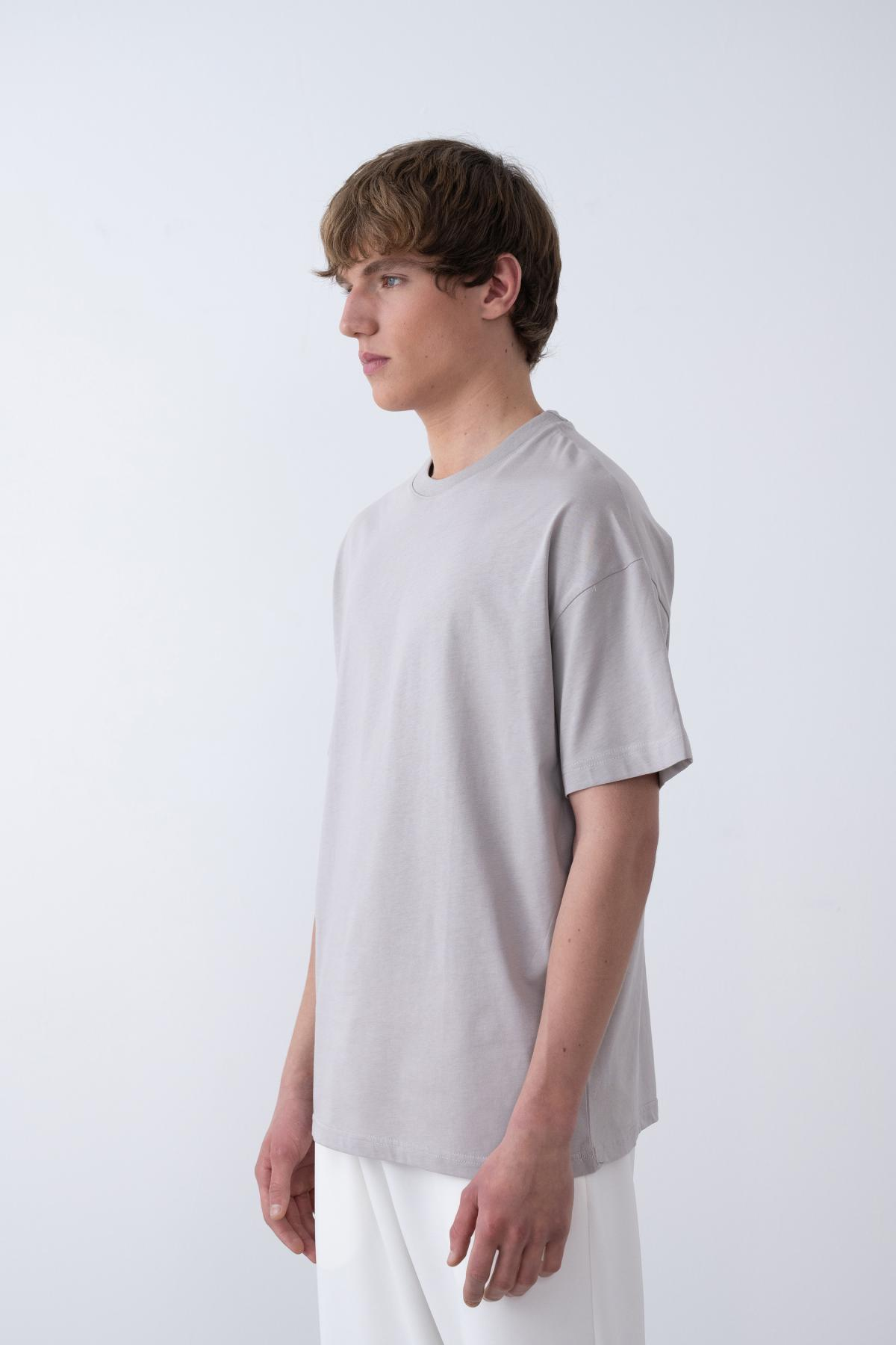 Wholesale Men Gray T-shirt 721195