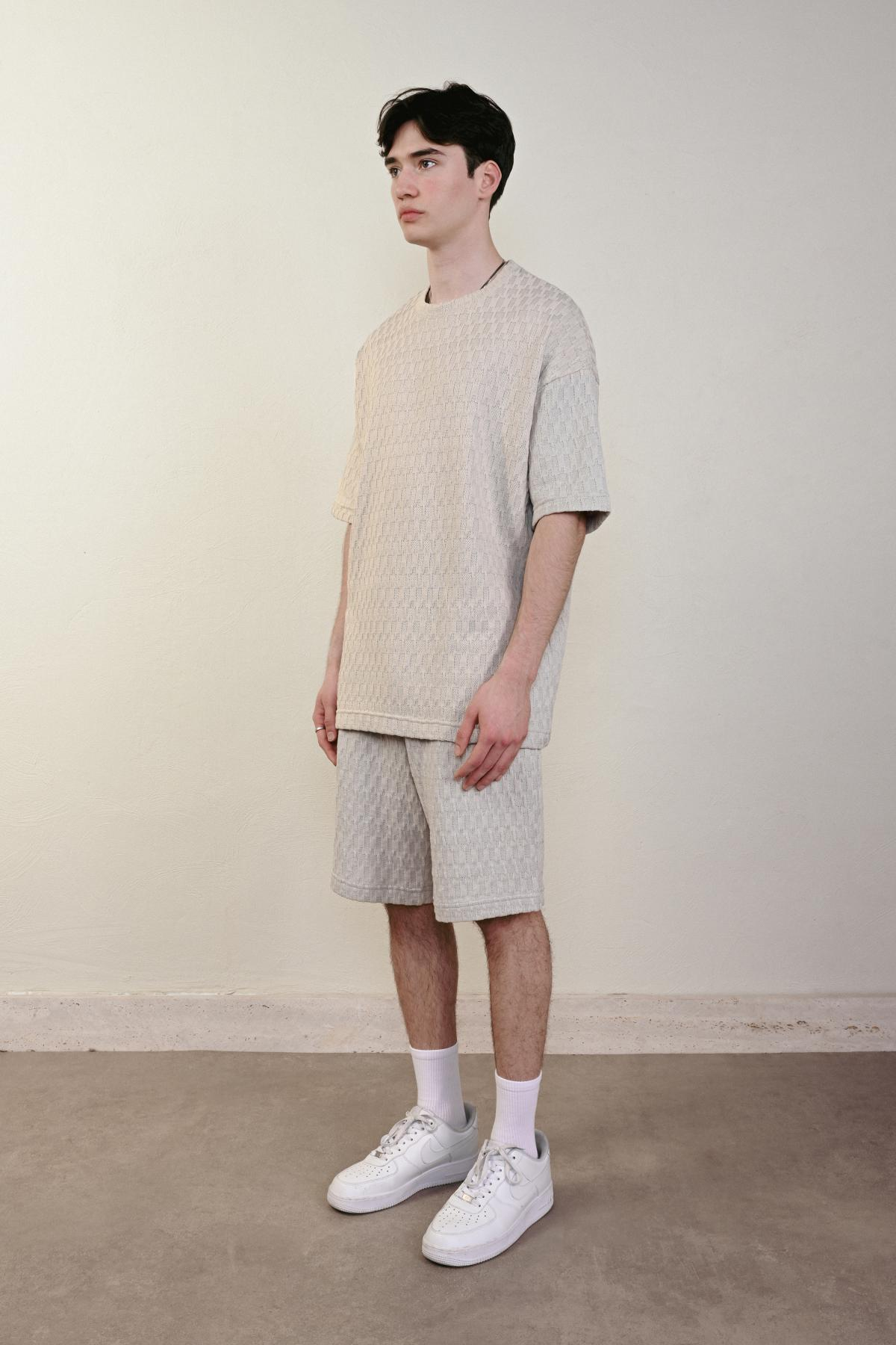 Wholesale Men Gray T-shirt 721393