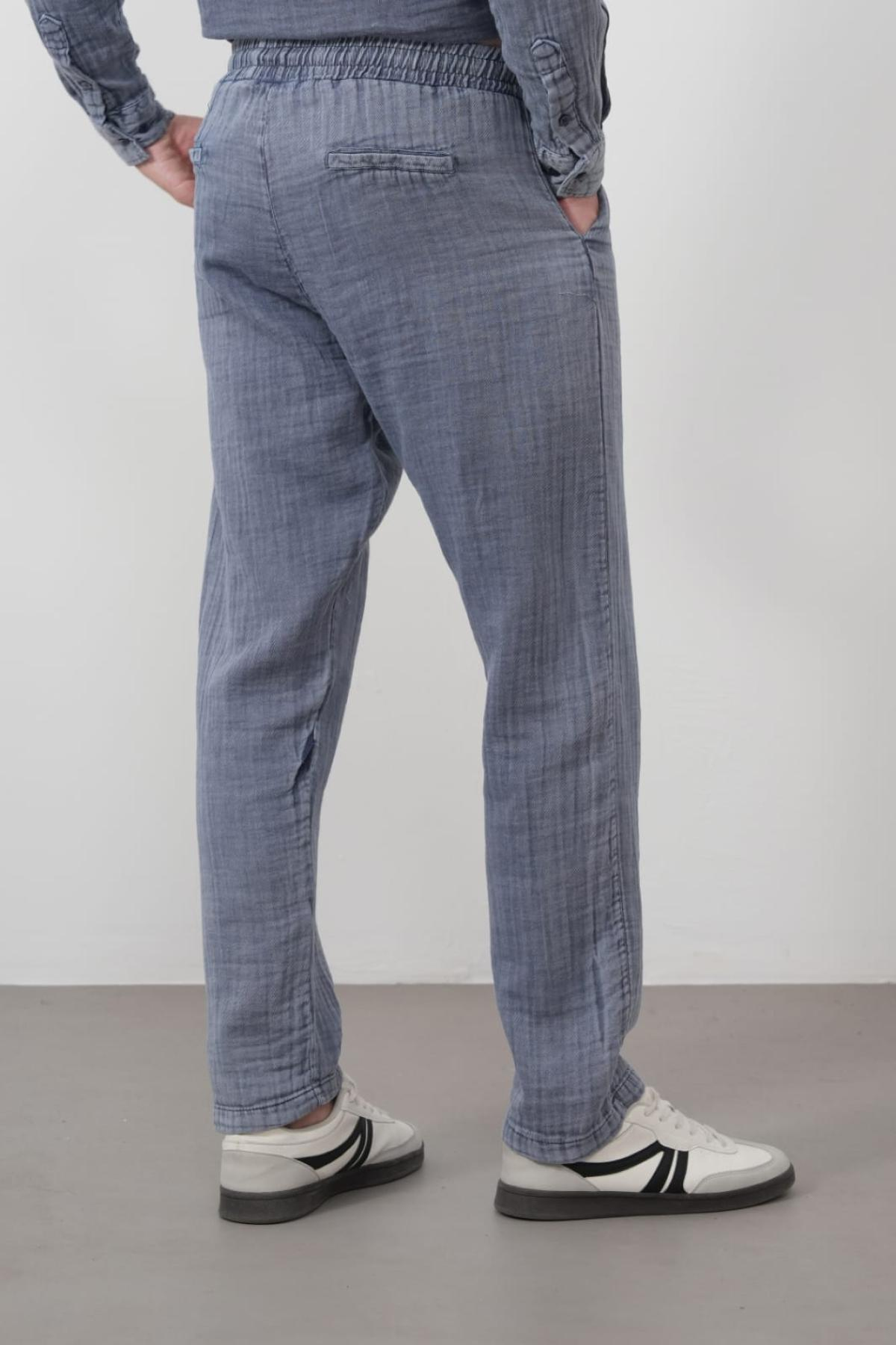 Wholesale Men Indigo Pants 738228