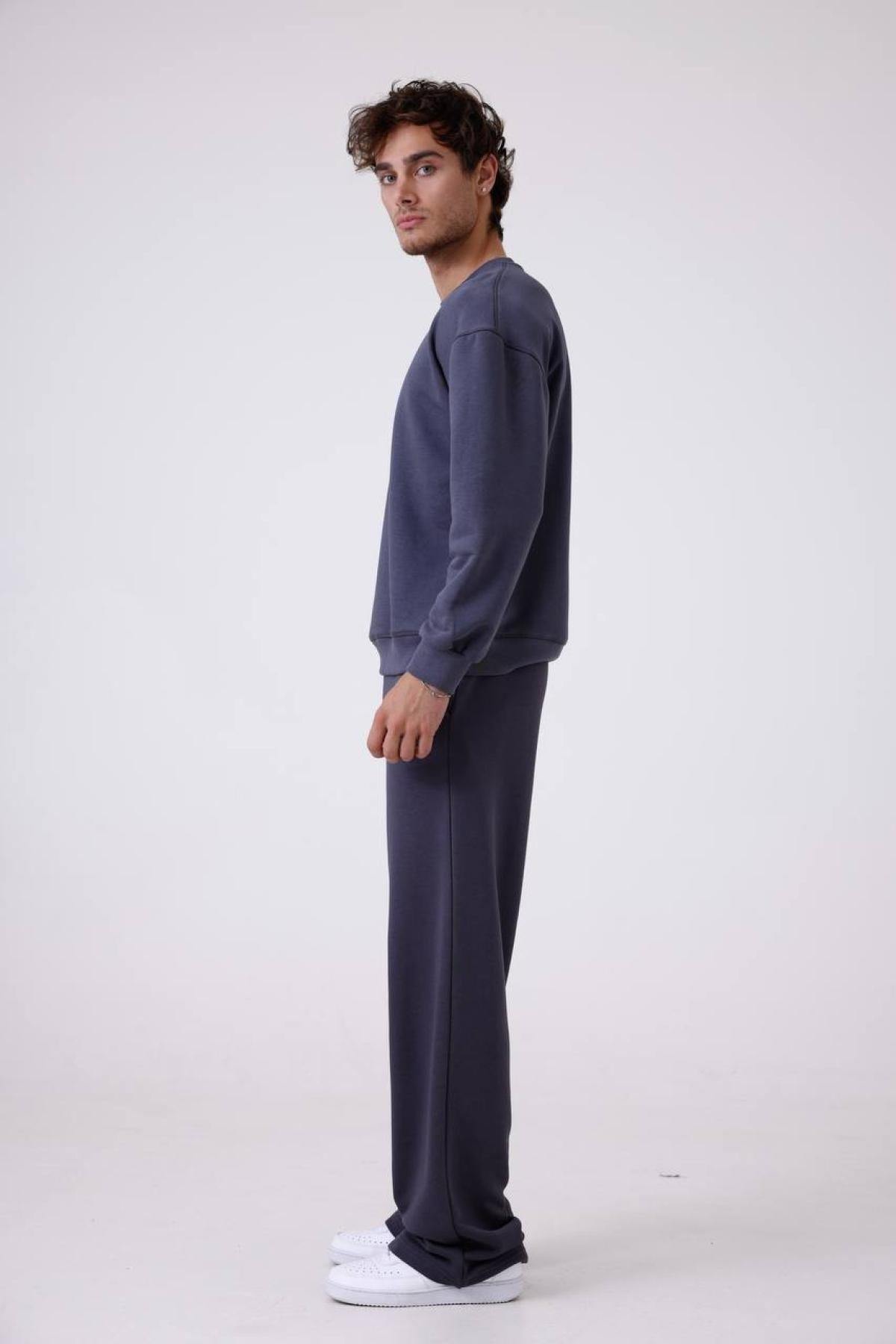 Wholesale Men Indigo Tracksuit Set 739176