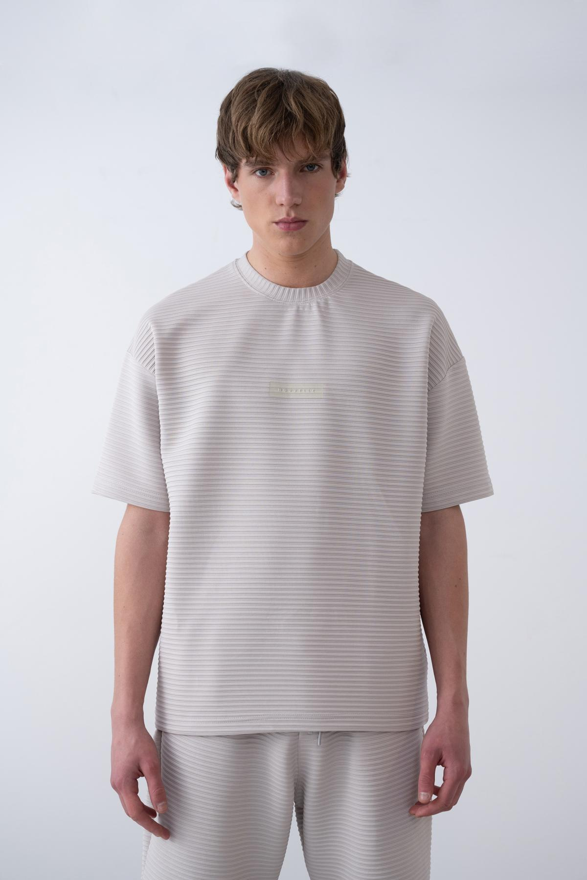 Wholesale Men Light Gray T-shirt 721488