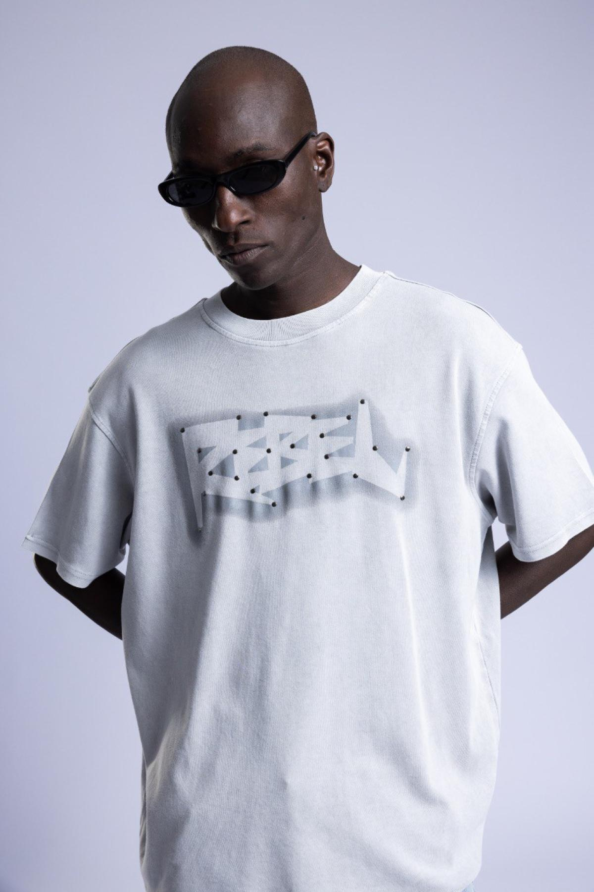 Wholesale Men Light Gray T-shirt 736451