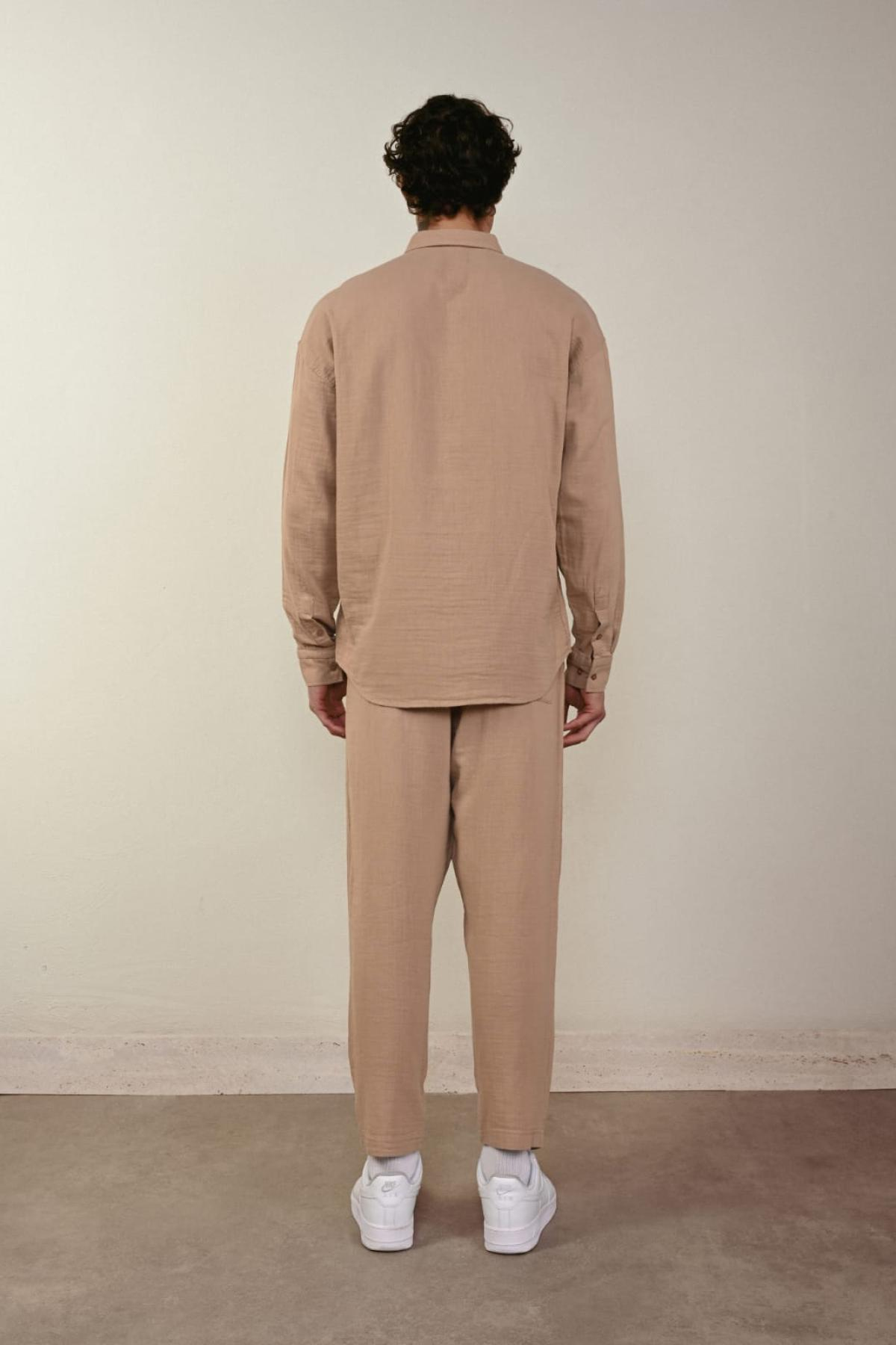 Wholesale Men Mink Long-Sleeve Shirt 739147