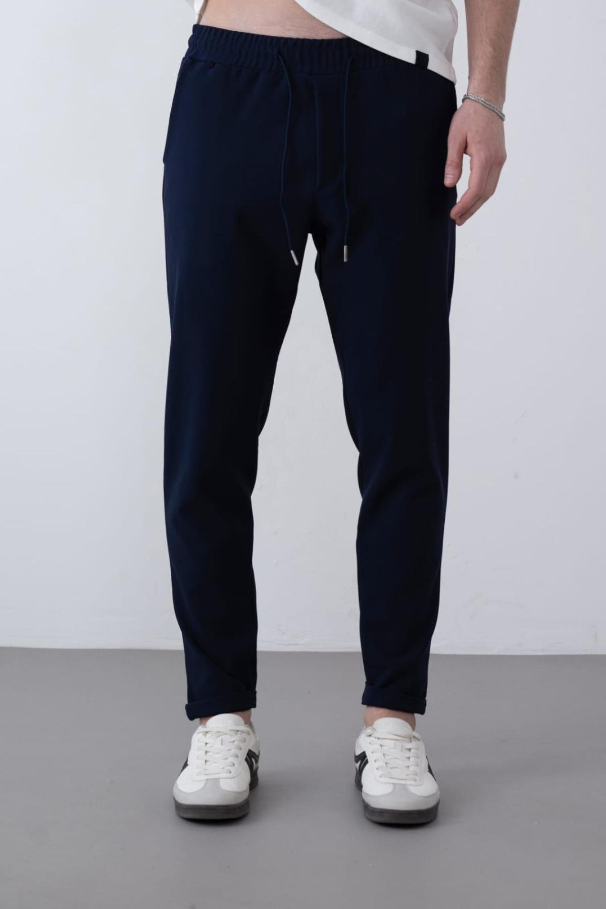 Wholesale Men Navy Pants 738375