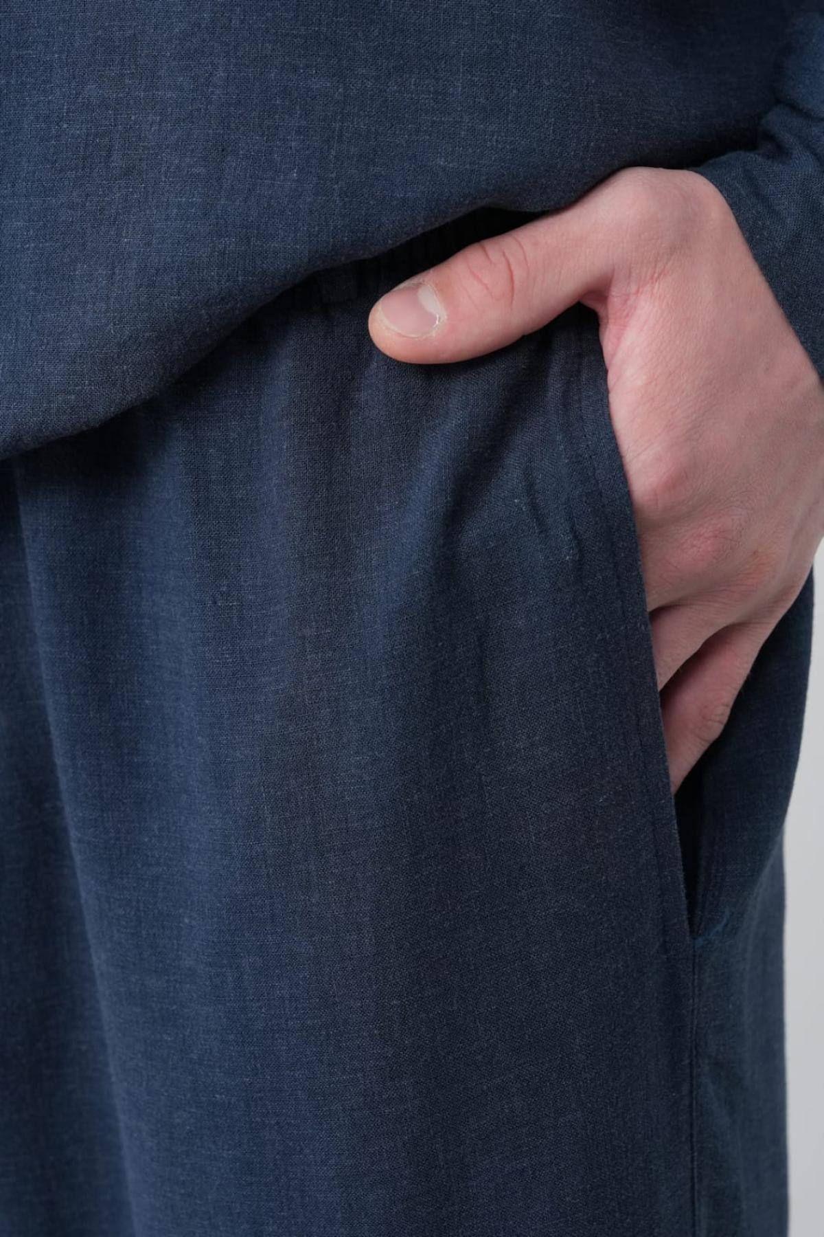 Wholesale Men Navy Pants 738215