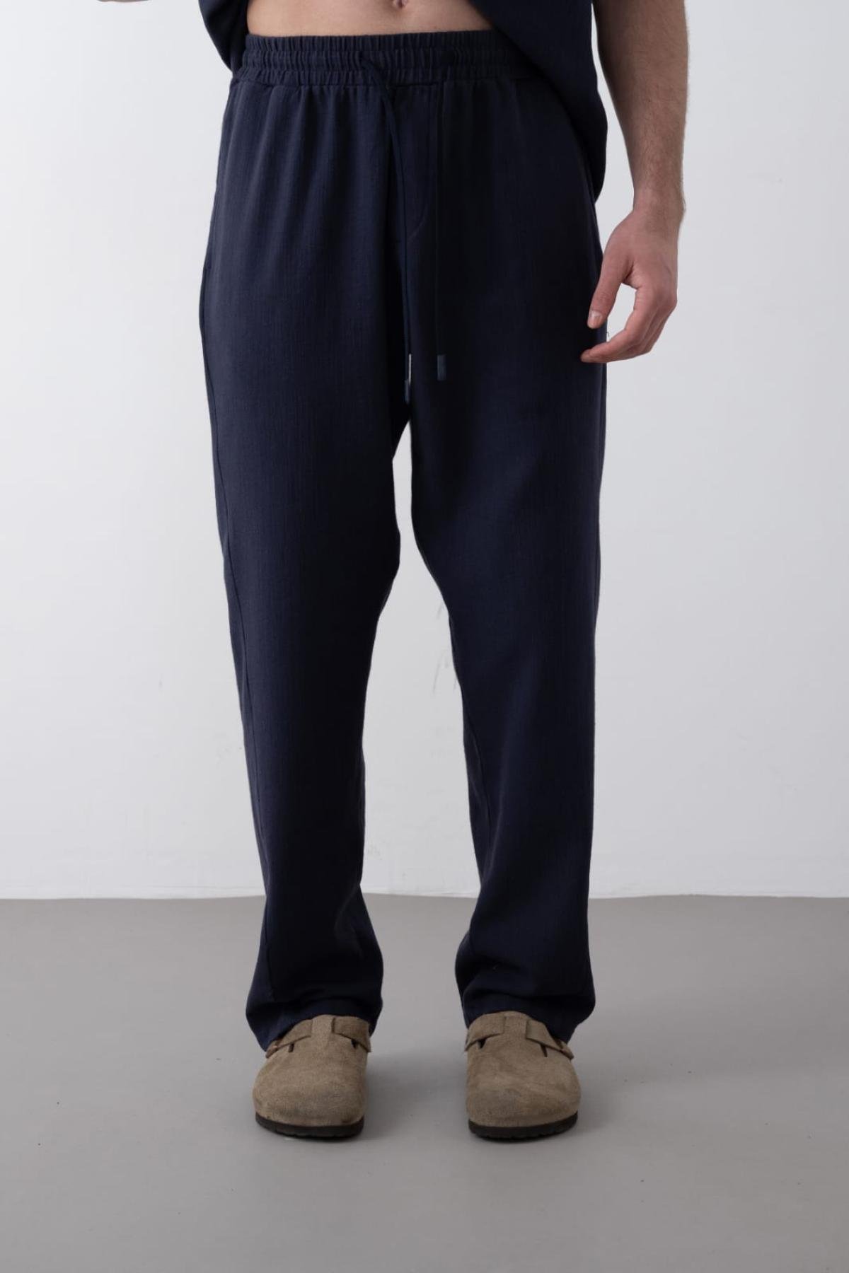 Wholesale Men Navy Pants 738294