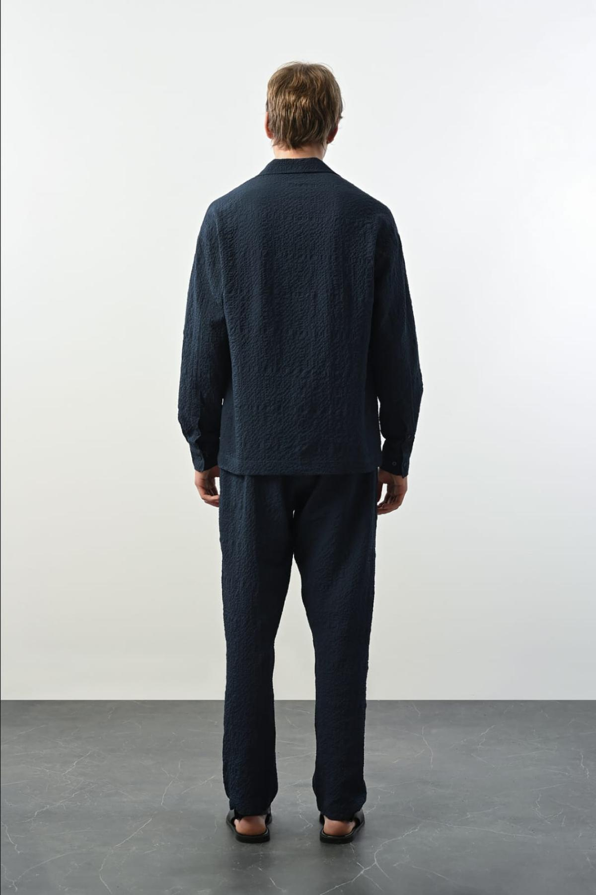 Wholesale Men Navy Pants 738985