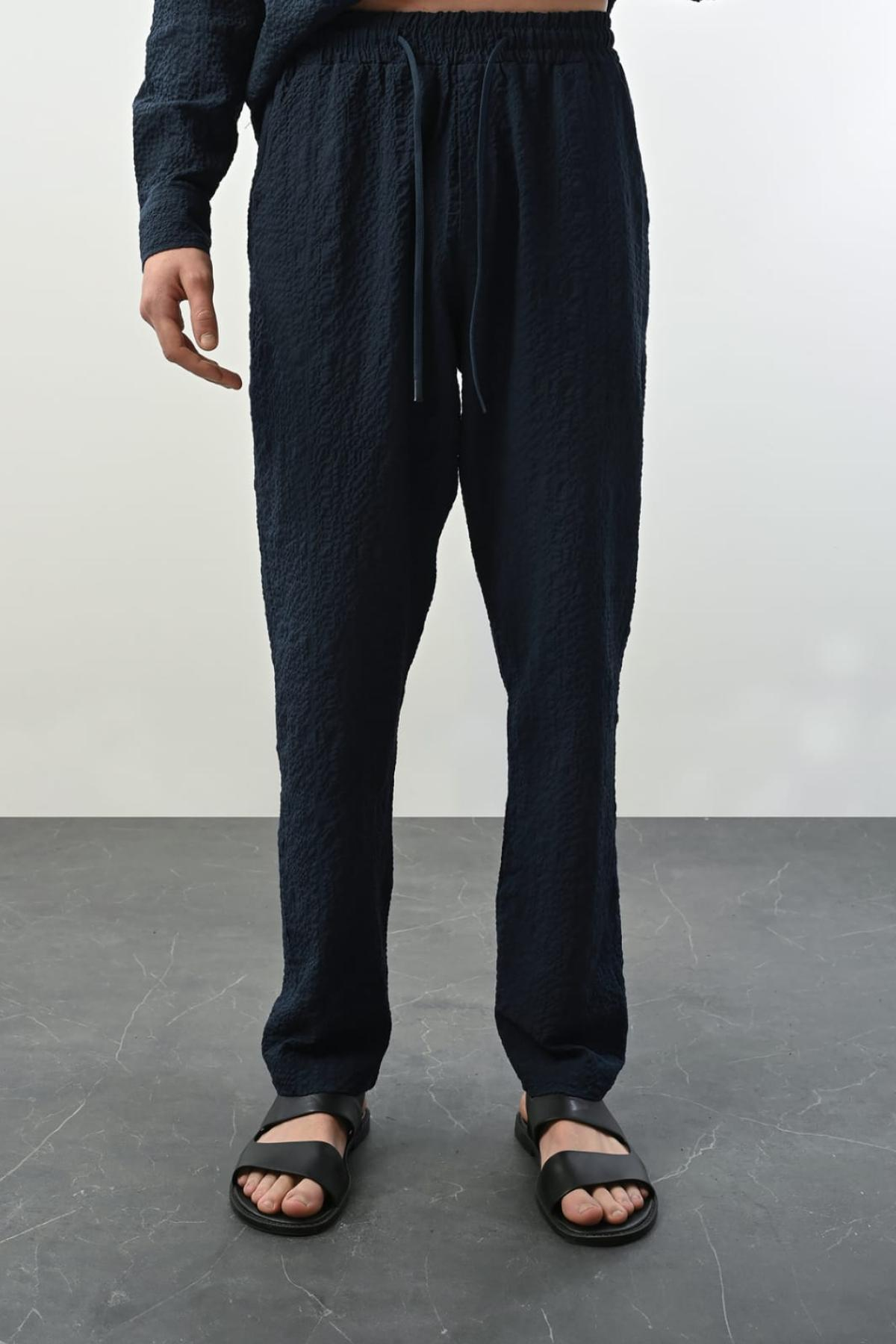 Wholesale Men Navy Pants 738985