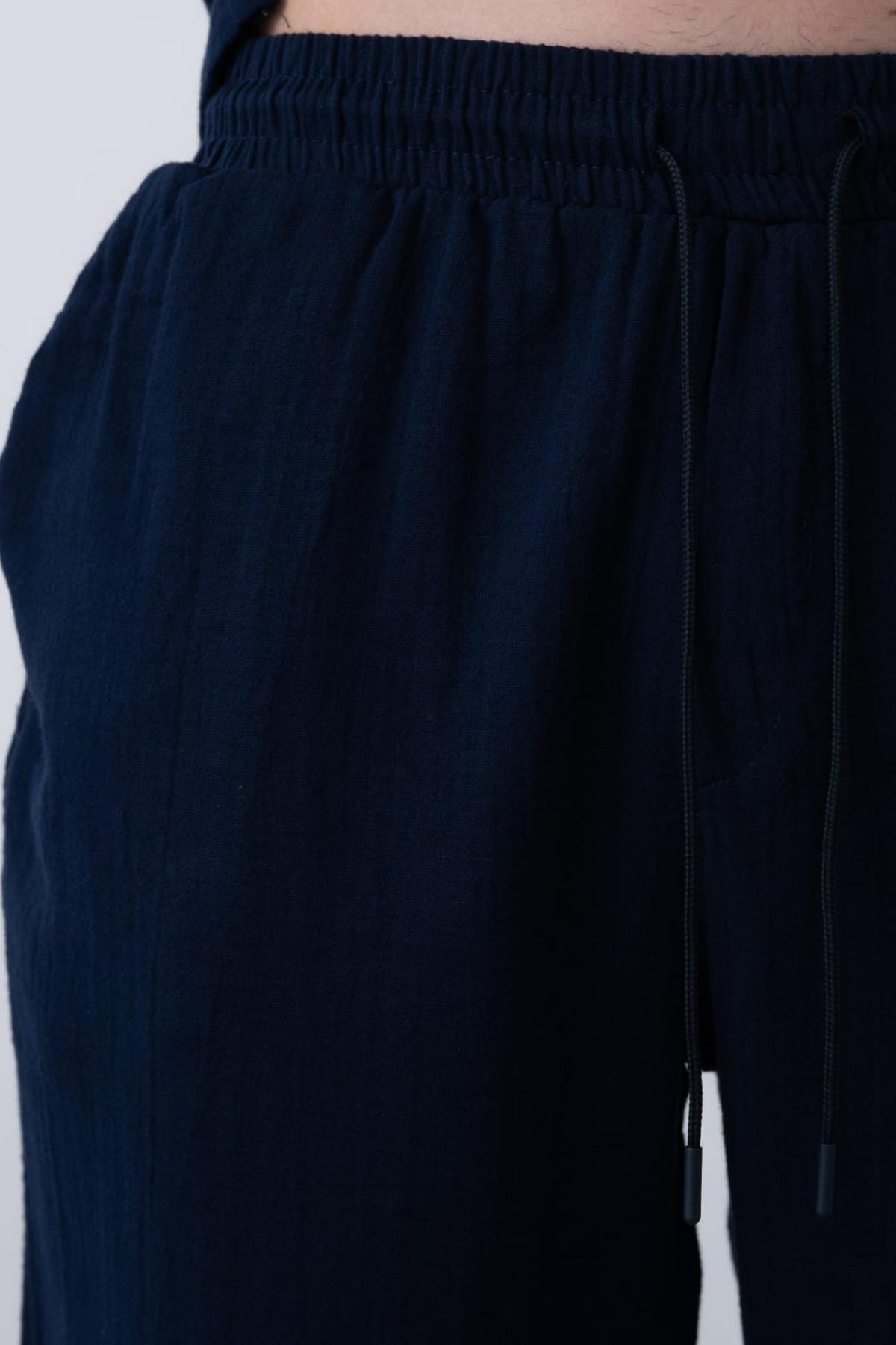 Wholesale Men Navy Pants 738941