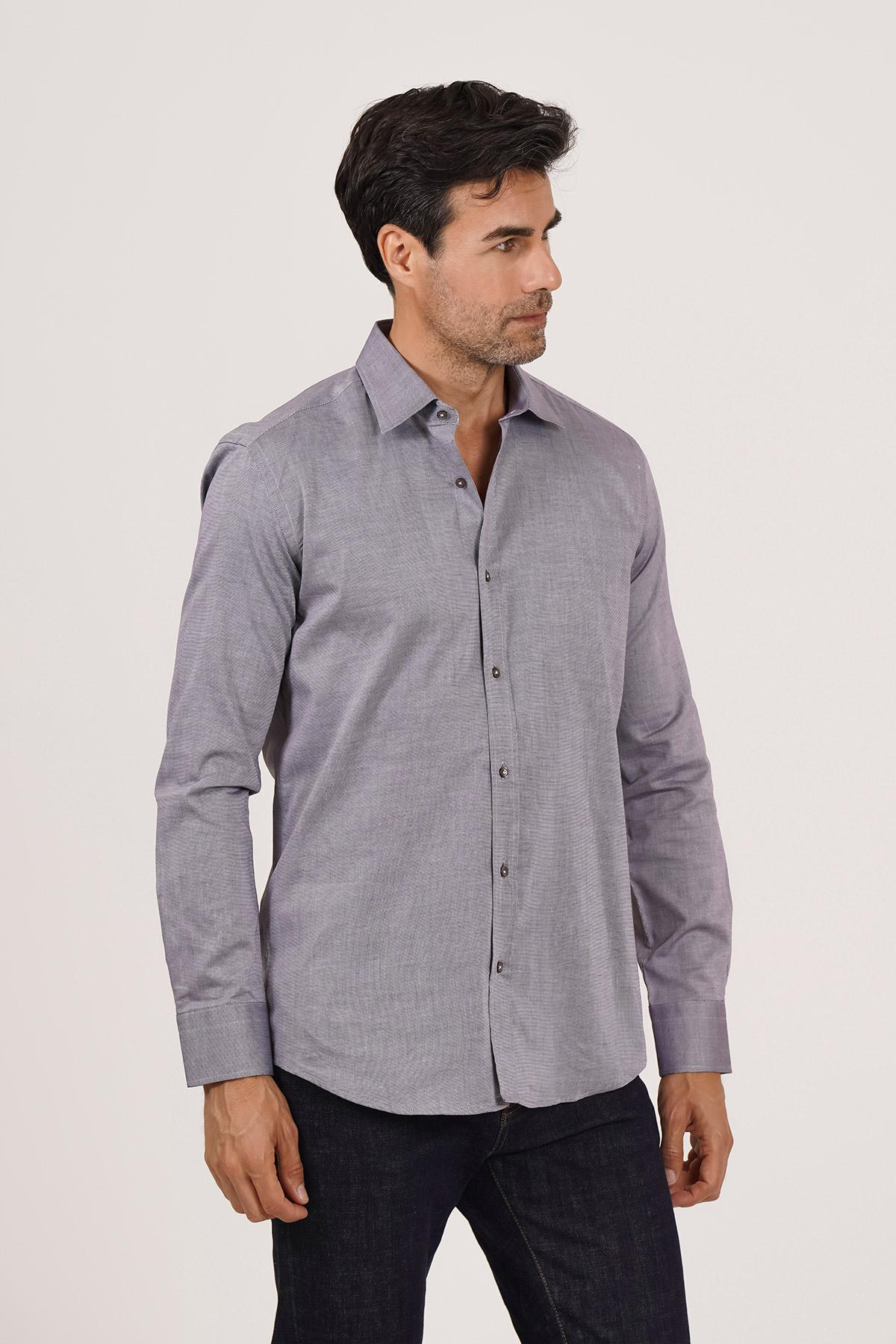 Wholesale Men Navy Shirt 733125