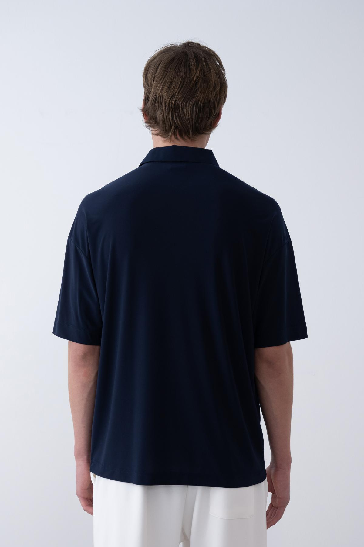 Wholesale Men Navy T-shirt 721378