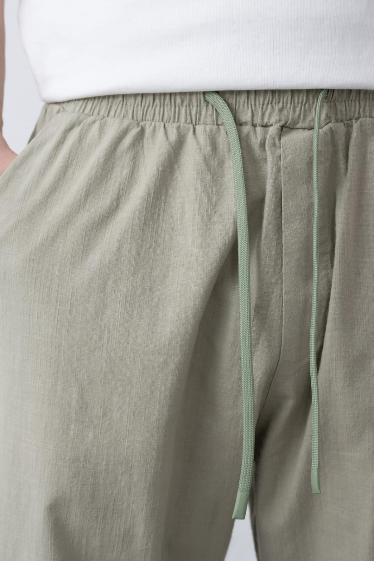 Wholesale Men Pastel Mint Pants 738319