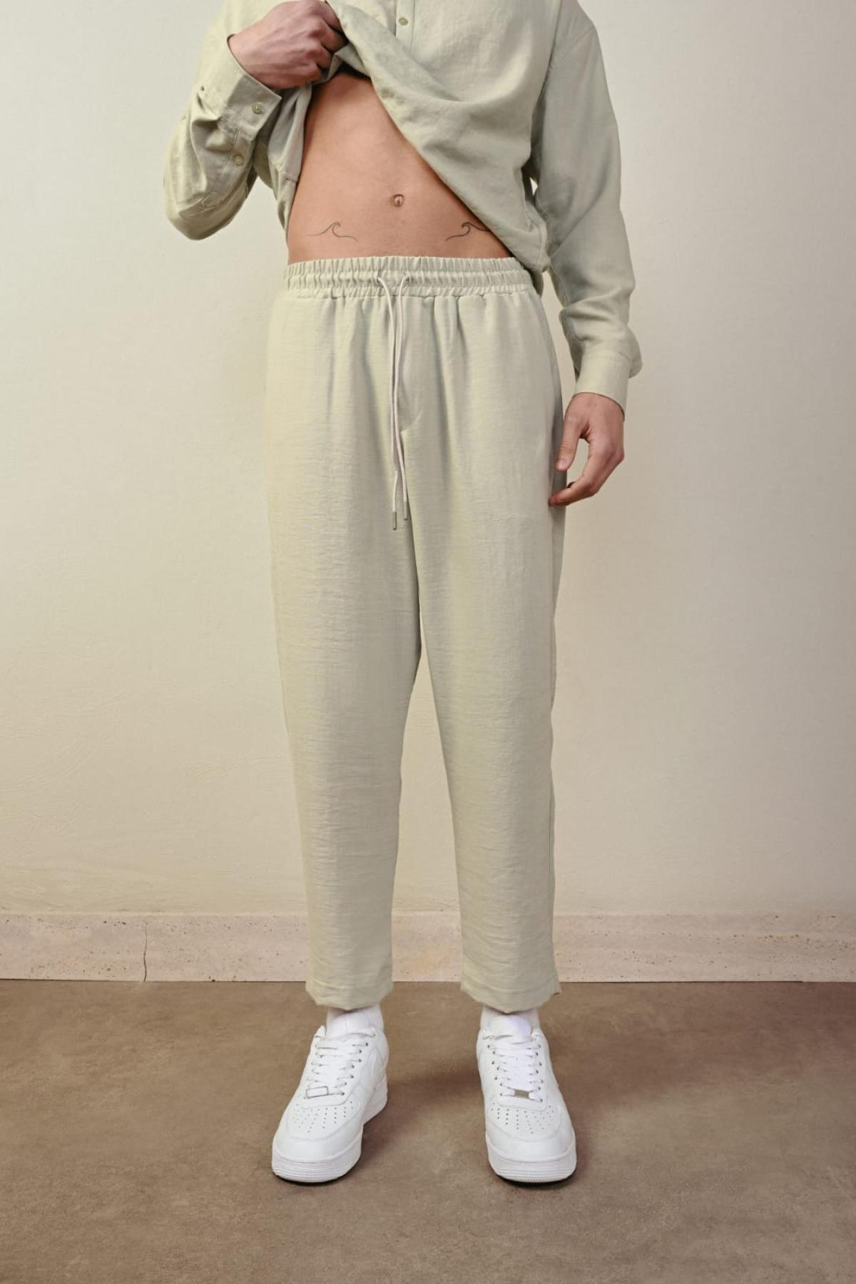 Wholesale Men Pastel Mint Pants 738991