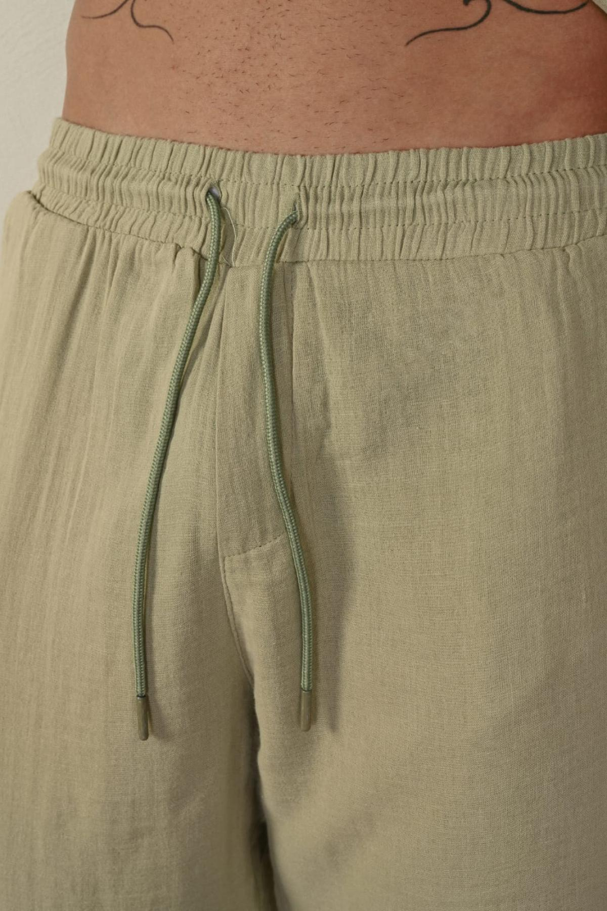 Wholesale Men Pastel Mint Pants 738931